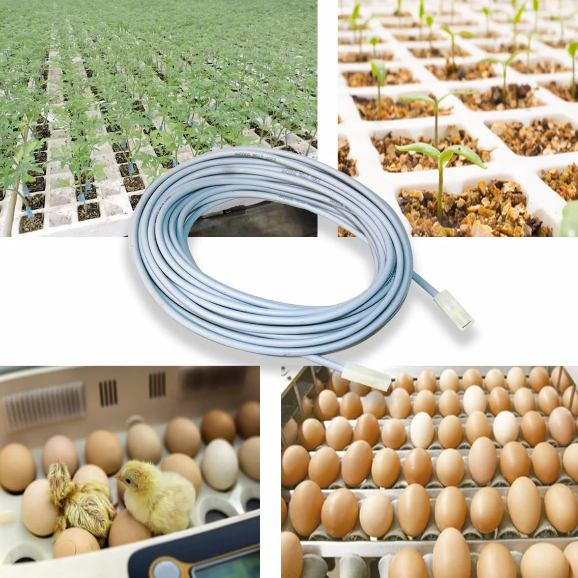 GOLDMAN SERVICE | Resistenza al Silicone Cavo Scaldante Flessibile | 3 metro 90 Watt | Semenzai, Acquario, Terrario per rettili, Incubatrice, Umidità, Frigoriferi, Birra