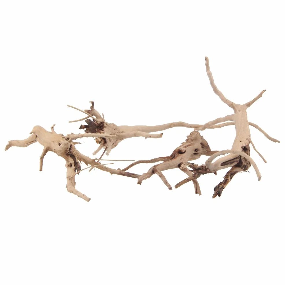 emours Rami di Vite in Legno Naturale rettili, Decorazione per Acquario, Misure assortite, S, 4 Pezzi