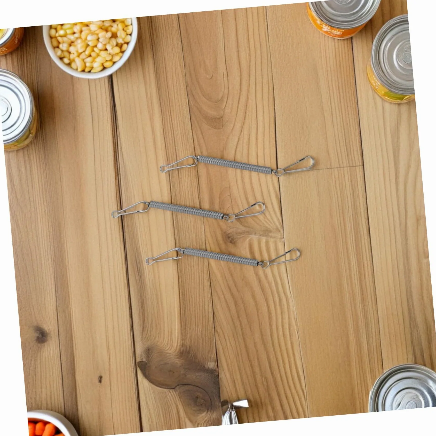 ORFOFE 50 Pezzi Clip a molla in acciaio per supporto bevitore appeso gabbia piccoli animali coniglio criceto holder fissaggio bottiglia acqua