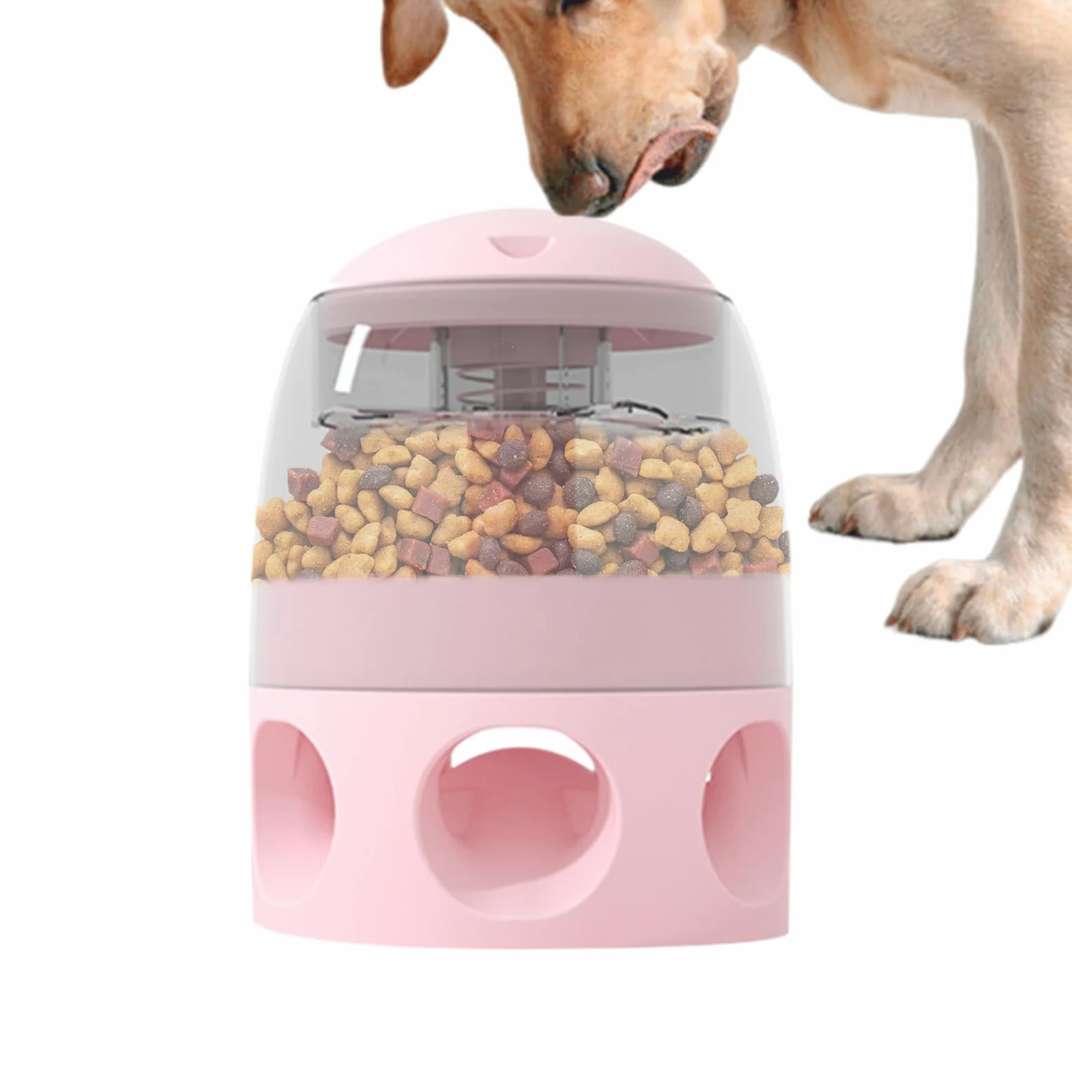 Distributore di cibo per cani - Distributore di crocchette antighiotone e | resistente, dispenser antiscivolo, grande capacità, stimolazione mentale anti-noia, quotidiano