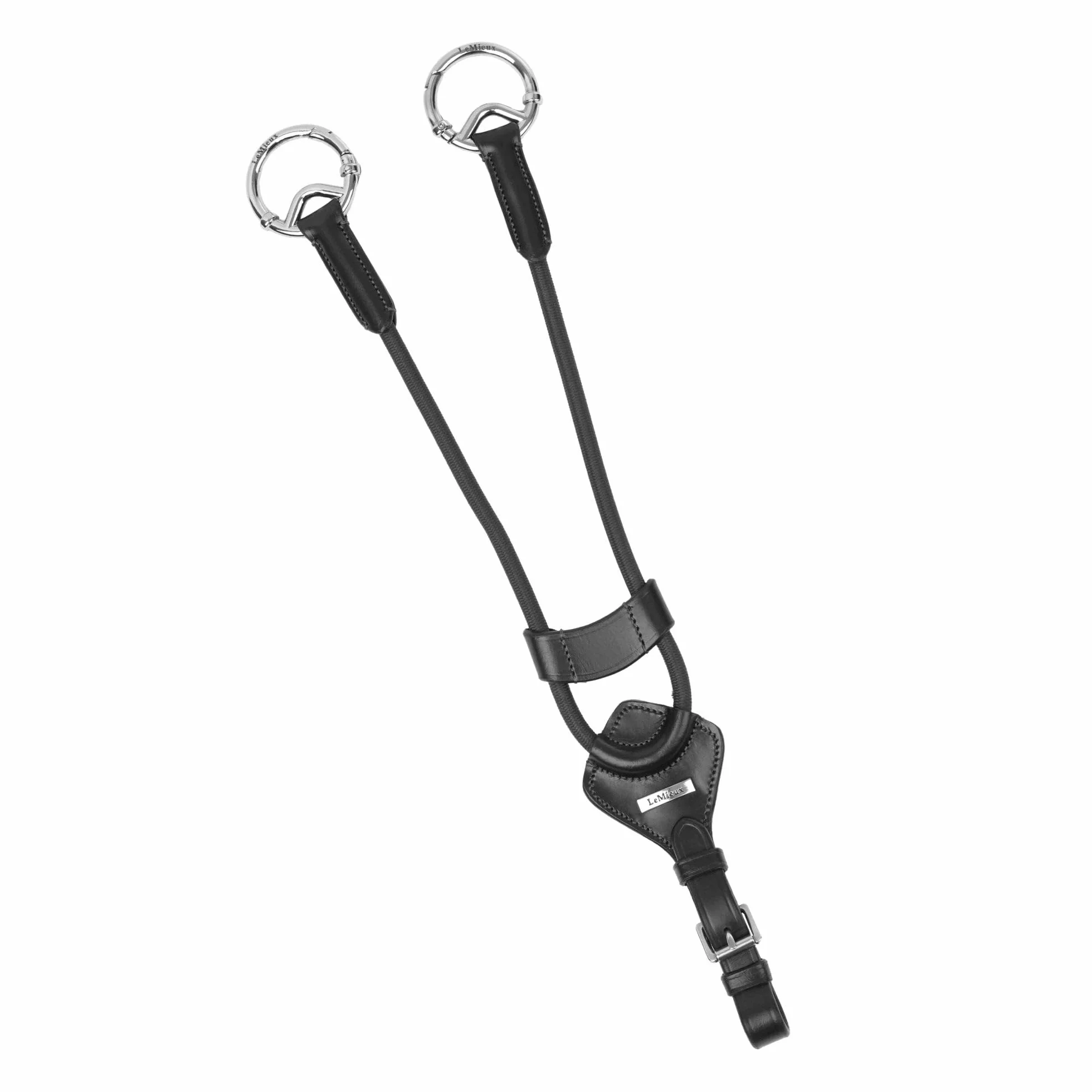 LeMieux Inserto elastico Martingala - Nero/Argento