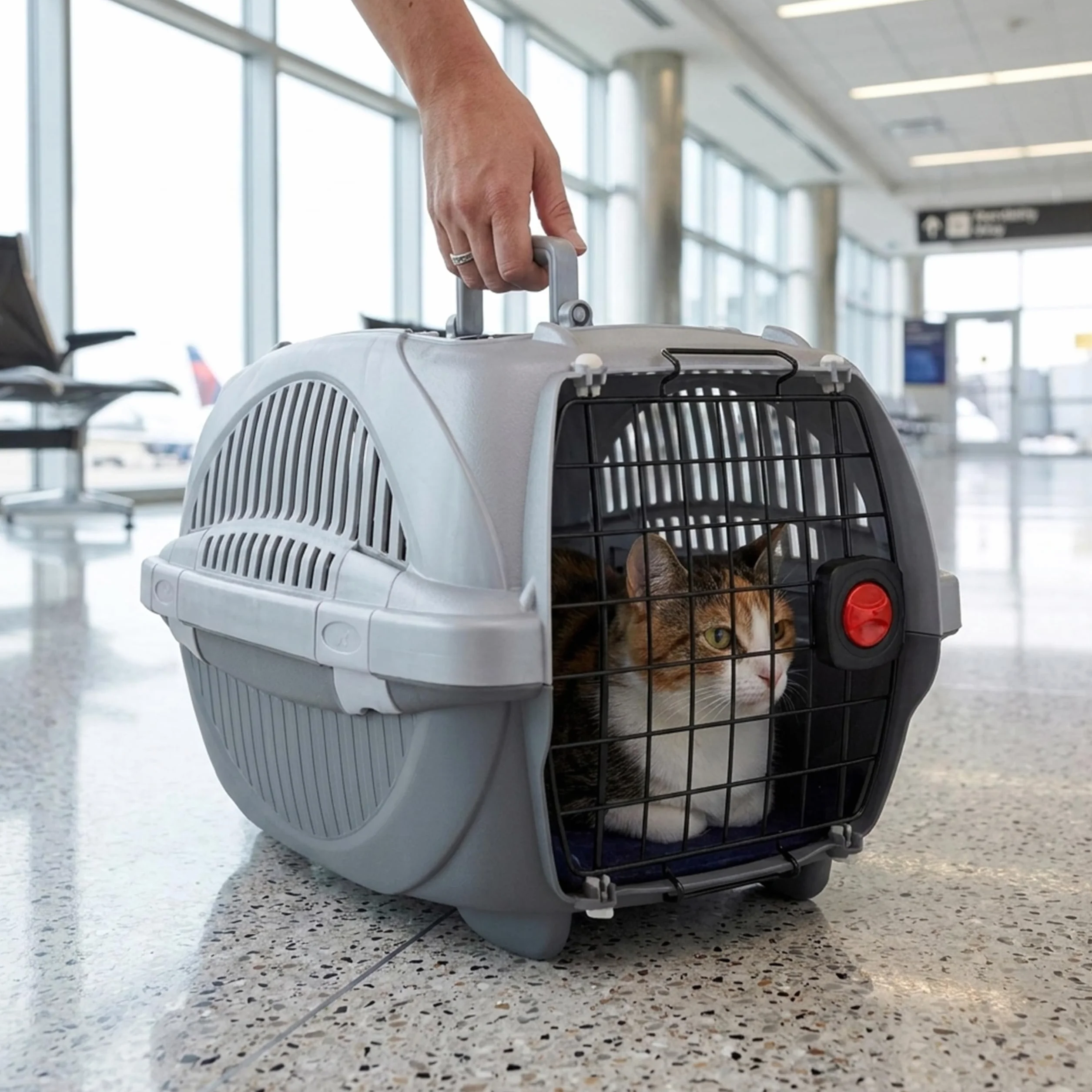 Ferplast Trasportino cani gatti viaggio tetto apribile Ferplast ATLAS DELUXE OPEN