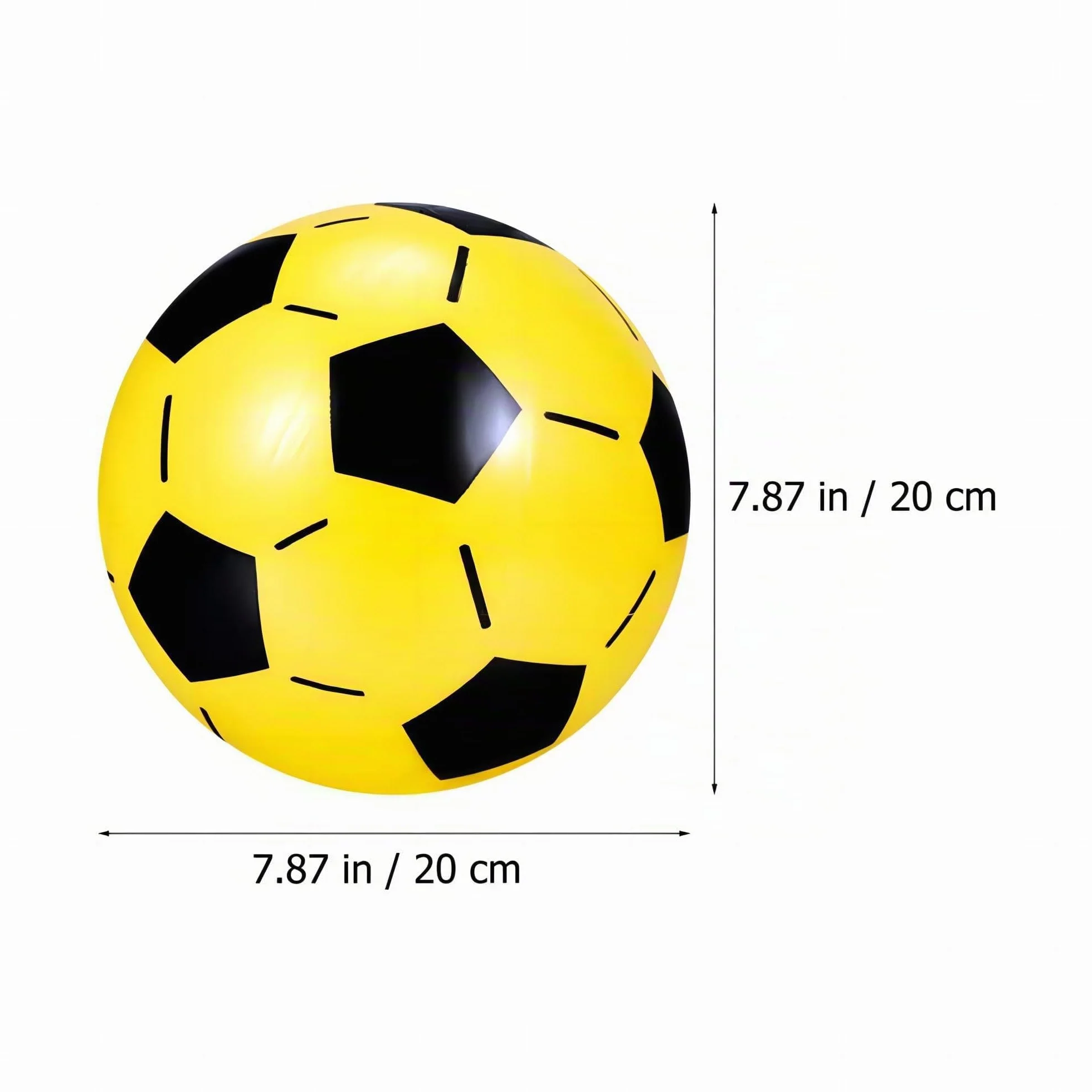Palloncini da calcio in plastica 20 cm 12 pezzi