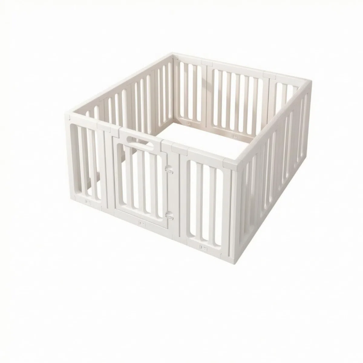 Recinzione con Porta Autoportante Box con Porta a Cerniera senza Attrezzi Gabbia per Cuccioli, Casa, Appartamento, 110 120cm, style to 5