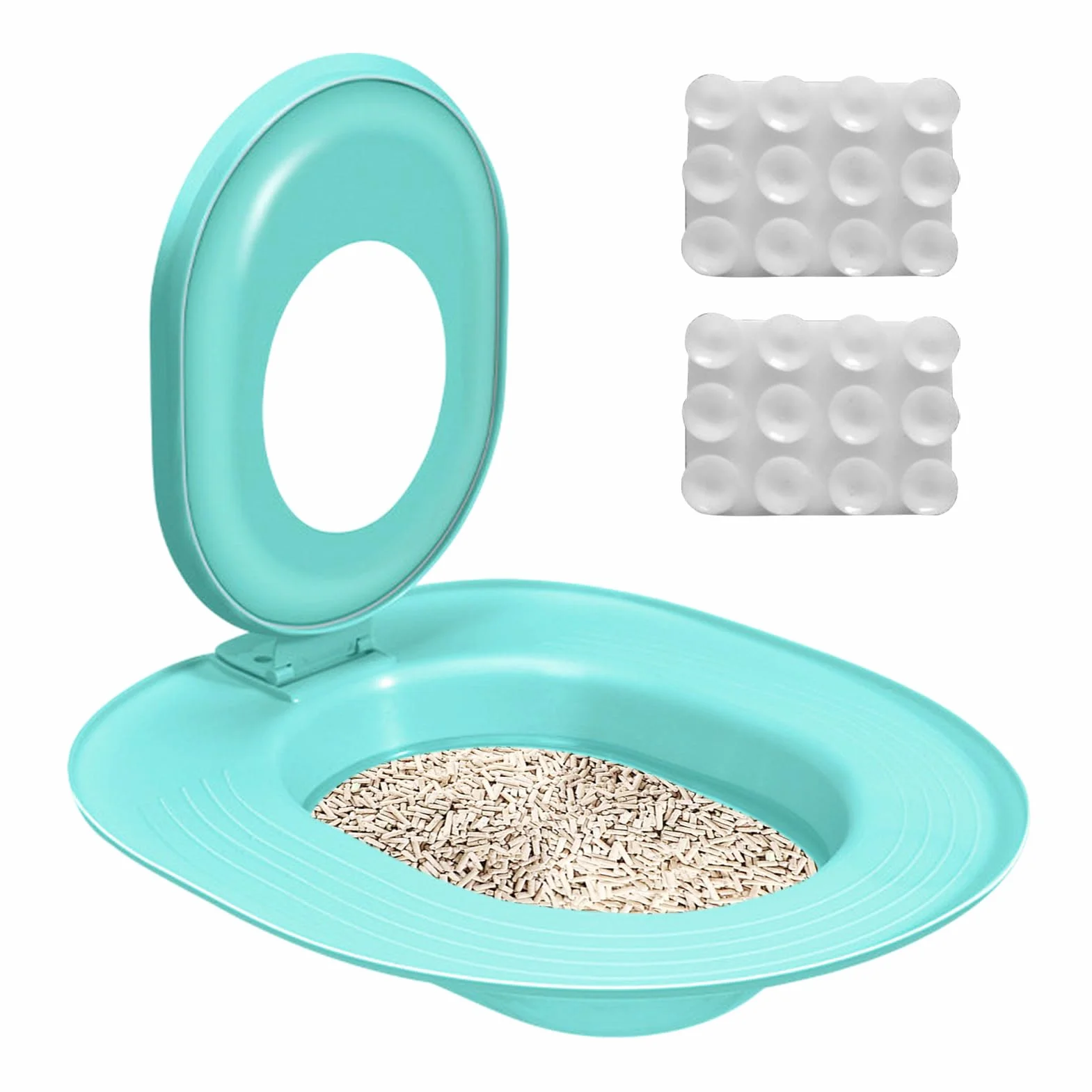Toilet Letting Box Trainer - Kit Di Allenatore Per Gatti Per Gatti, Vasino Di Sedile Orinatoi Riutilizzabili | Allenatore Di Igiene Cat Per Per Animali Domestici, Strumento Di Allenamento Con