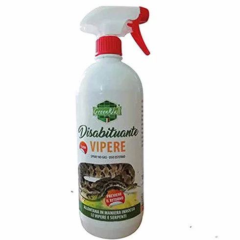 GreenWall Repellente ALLONTANA VIPERE Serpenti E RETTILI Spray 1 LT