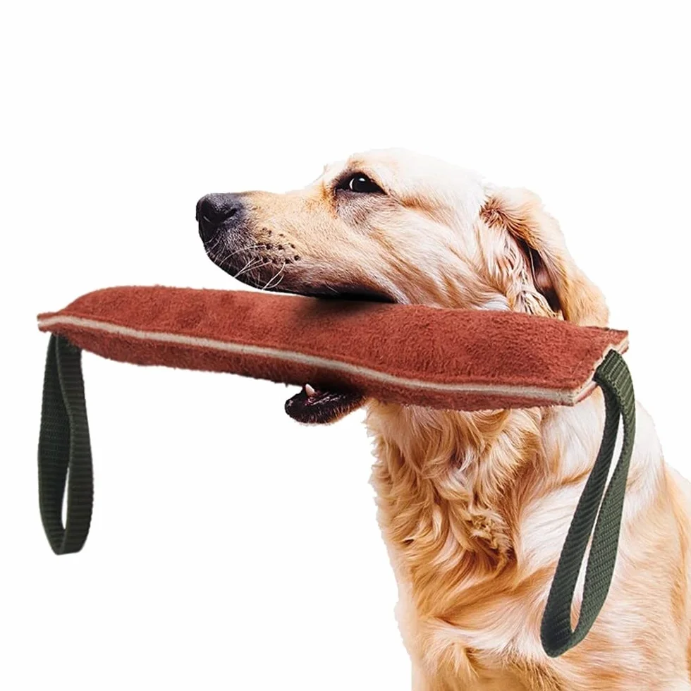 DONGKER Manicotto per Cani,20/30/40cm Giocattolo Salsicciotto per Cane con Maniglie per Addestramento e Gioco Interattivo di Cani di Piccolo Medio e Grande