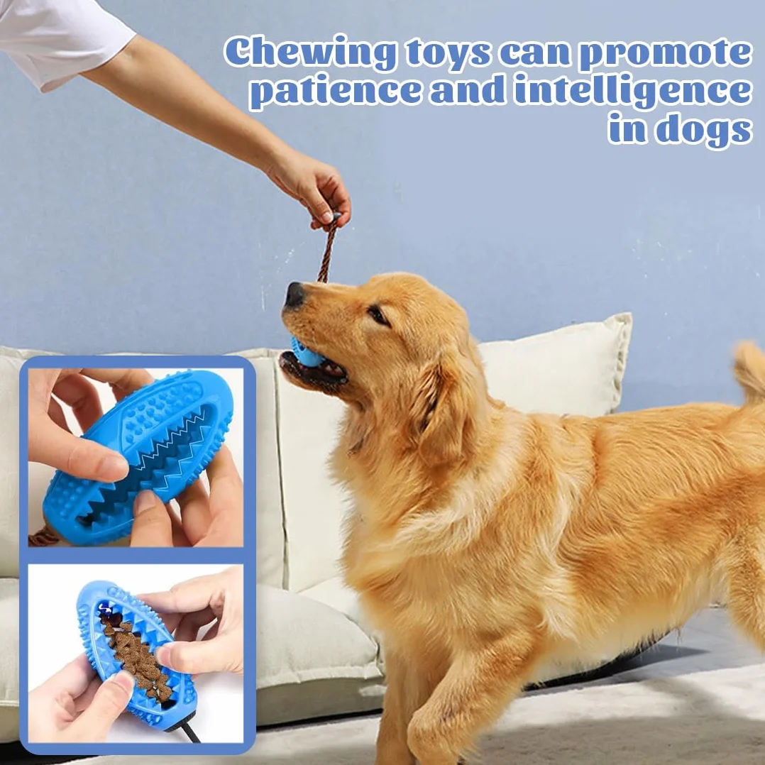 Gioco Cani, Gioco di intelligenza, Giocattoli da Masticare per Cani Giocattoli, Bastoncino per La Pulizia dei Denti in Gomma Resistente, Ideale per la pulizia dei denti e cani di tutte le taglie