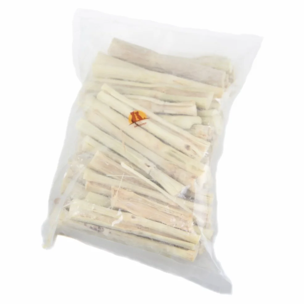 Bastoncini di bambù naturale da masticare per conigli, cincillà, porcellini d'India, gerbilli di zucchero e altri animali domestici di piccola taglia (500 g)