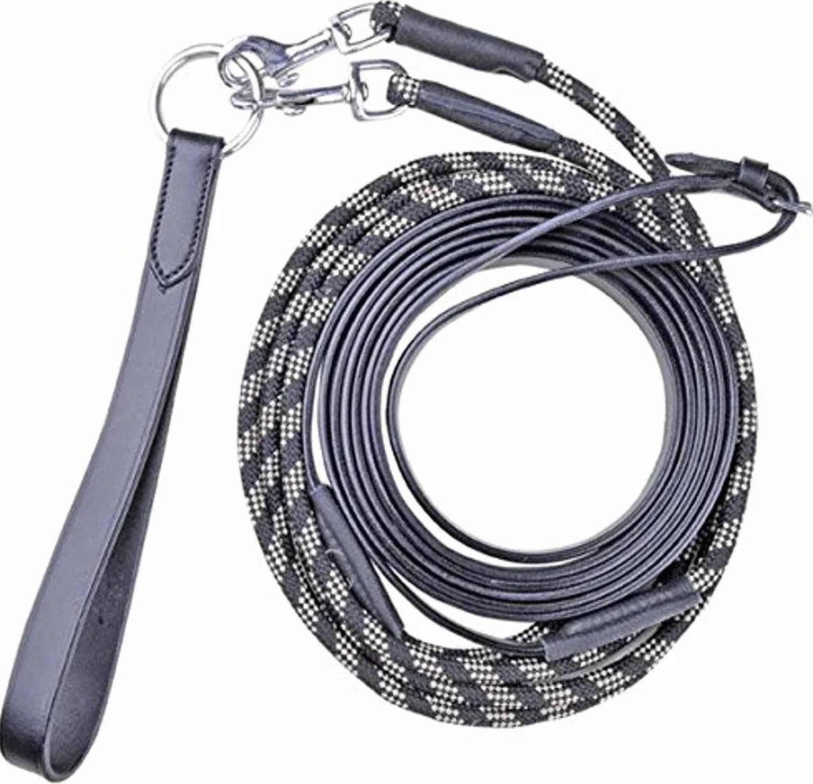 HKM Corda in Pelle COB/Allenamento Draw Rein, Unisex, Rope Leather COB/Full