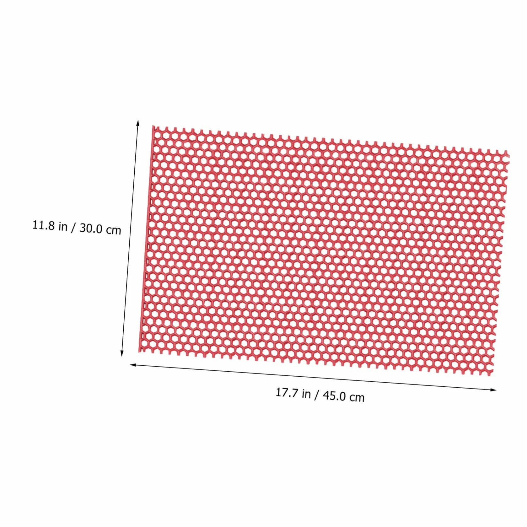 Tappetino Base Isolante per Gabbia in Pvc per Cani Bordi Arrotondati Accessorio Veloce Drenaggio Dell'urina per Recinto Animale Domestico per Cuccia Rossa