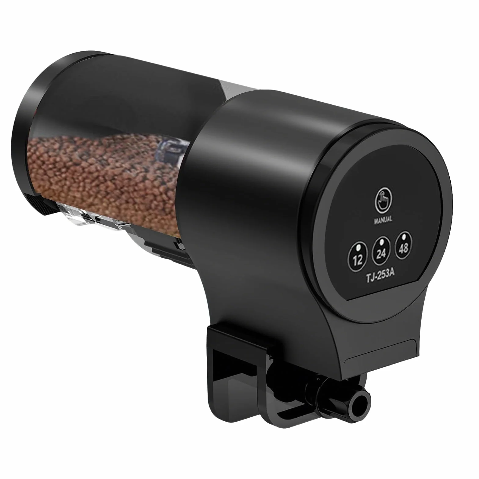Mangiatoia per Pesci Automatica Timer 100ml 12H 24H 48H per Acquario Koi Guppy Betta