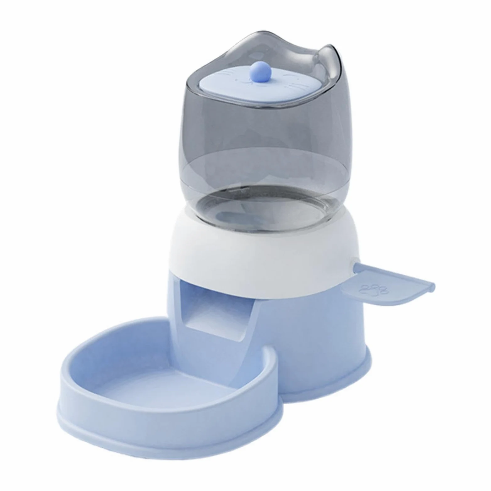 Mangiatoie Automatiche Gatti 2 L, Attivazione a Pedale, Grande Capacità | Dispenser di Cibo Autoalimentante Gatti per Taglie Piccole, Medie e Grandi, Alimentazione, , Calma e Addestramento
