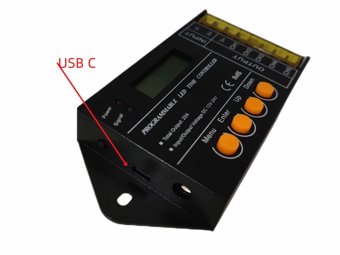 Centralina Led Timer Alba Tramonto Programmabile Time Led Controller Per Acquari Canarini Serre TC420