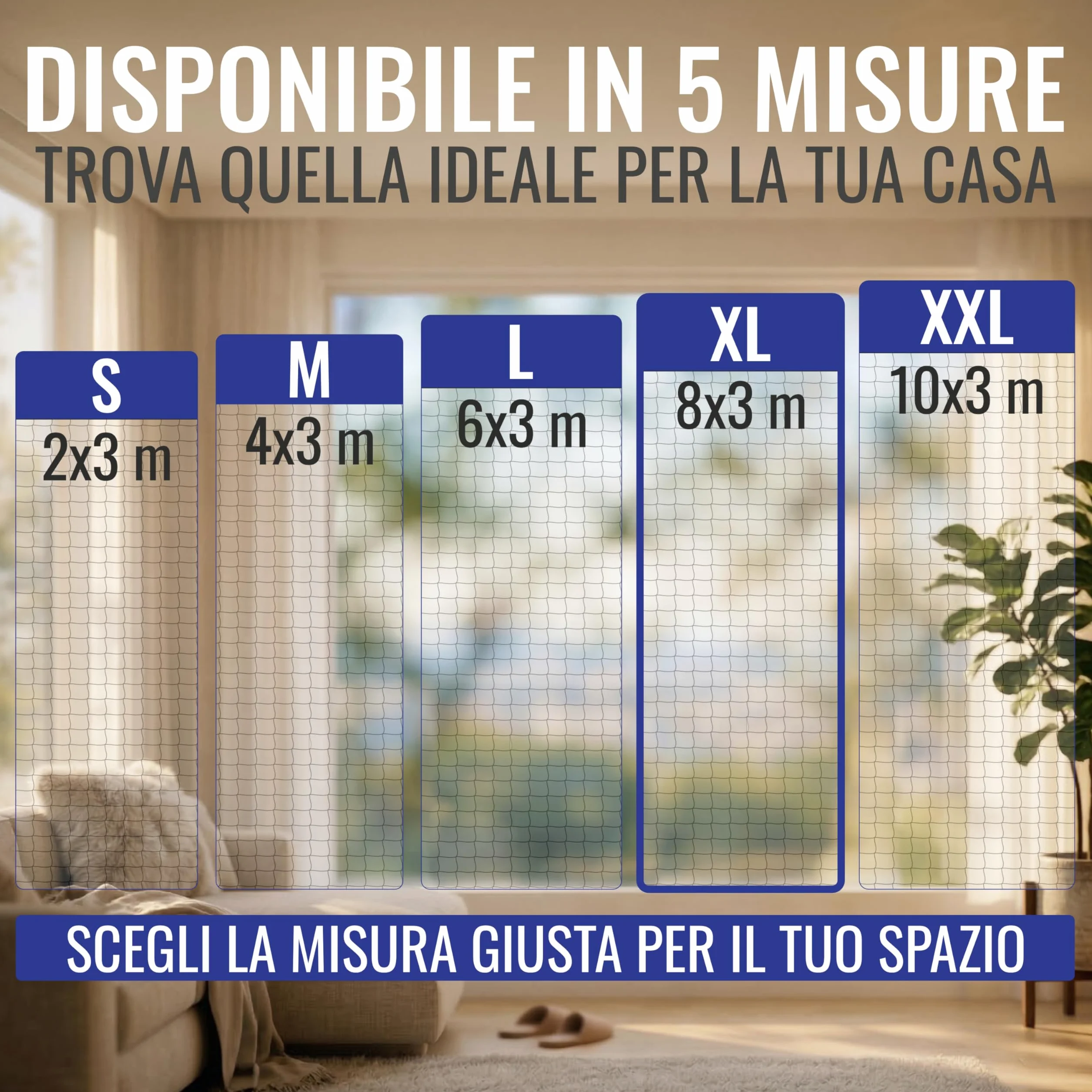 Rete per Gatti Balcone 8x3m – Trasparente | Rete Protezione Gatti con Installazione Senza Trapano o con Trapano | Kit Completo Incluso | Rete Gatti Finestra