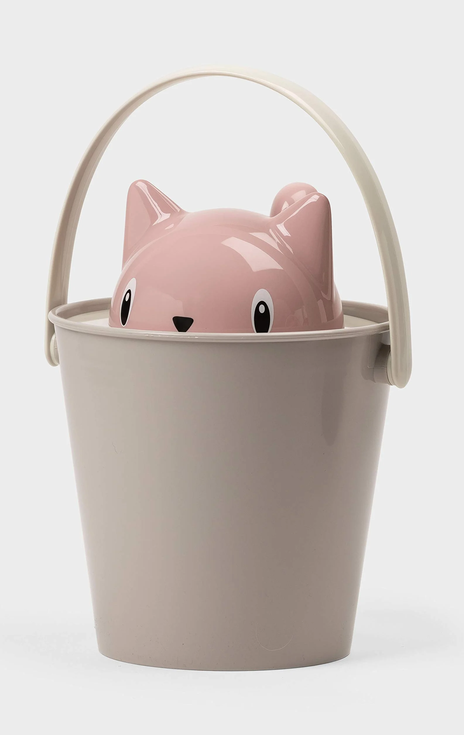 United Pets Crick Secchiello Porta Crocchette Gatto| Contenitore per alimenti secchi per animali domestici con coperchio e paletta | Capienza: 2 kg | Rosa | Made in Italy |Designer: Stefano Giovannoni