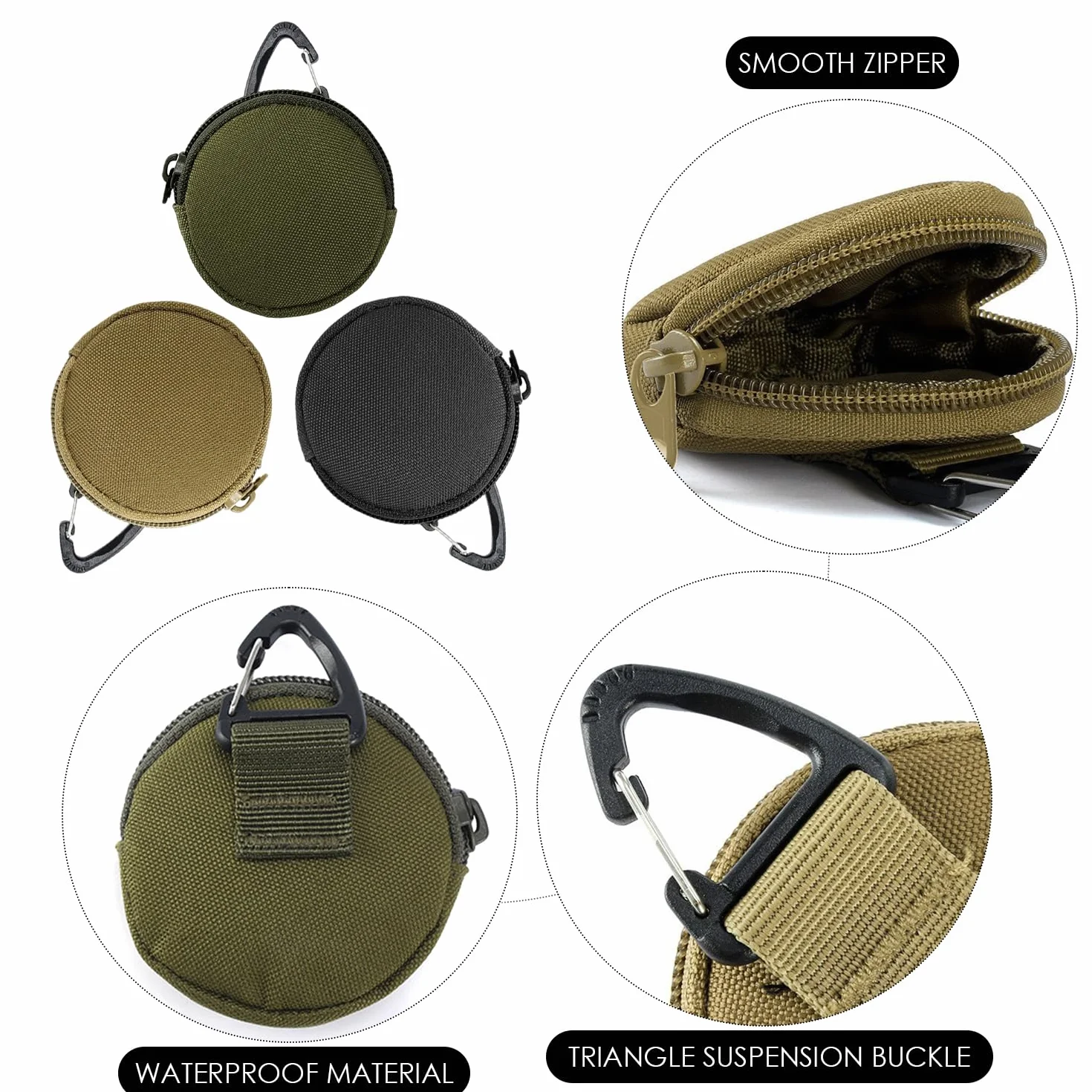 Borsa per Snack Portatile da 3 Pezzi per Animali Domestici E Ciotola per Bere Pieghevole da 1 Pezzo, Borsa per L'Addestramento del Cane, Forniture per Animali Domestici.