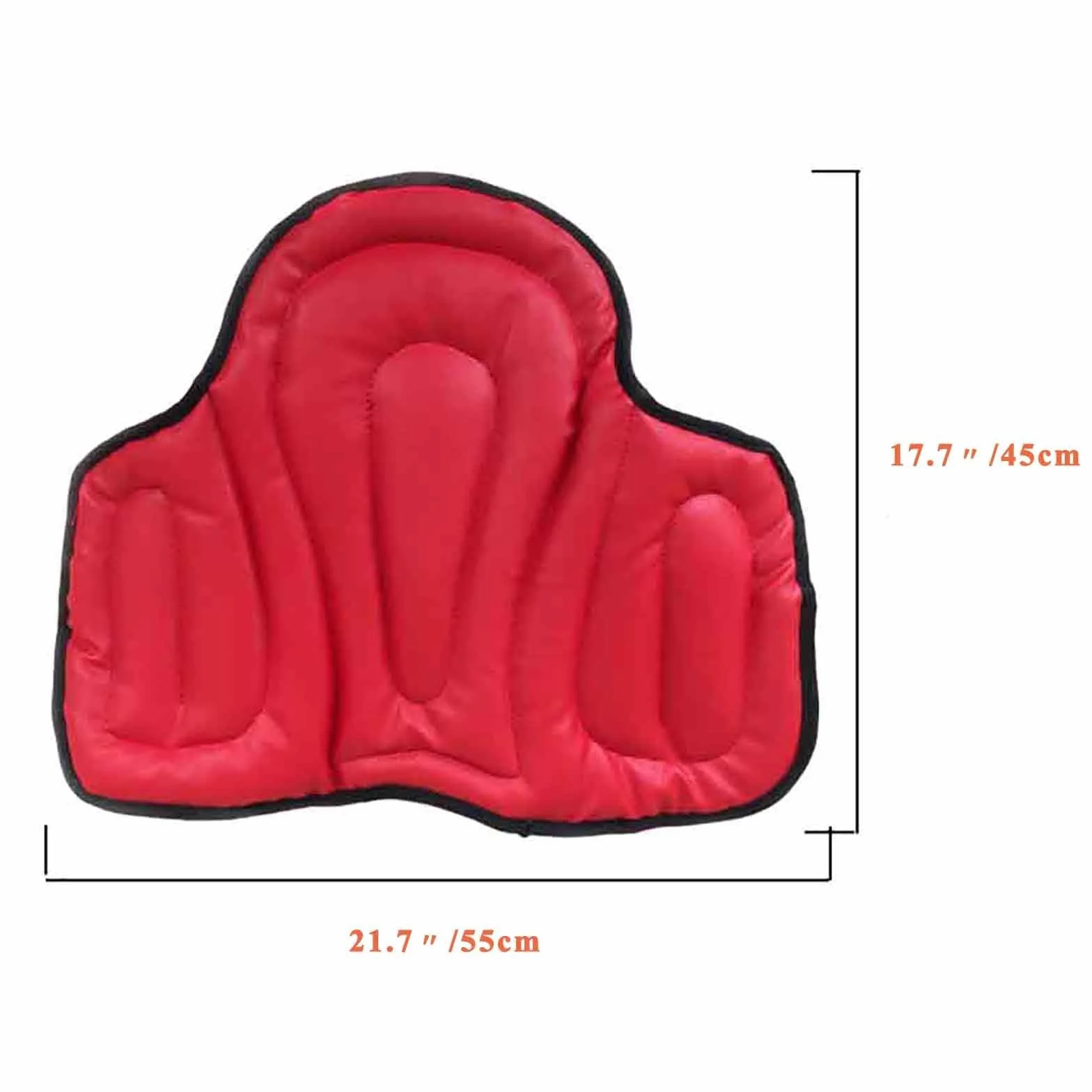 Sella Western (45 * 55 Cm), Sella per Cavallo, Ispessente/Resistente all'Usura, Assorbimento degli Urti/Antiscivolo, Realizzata in Memory Foam PU, per Tutte Le Selle,Brown