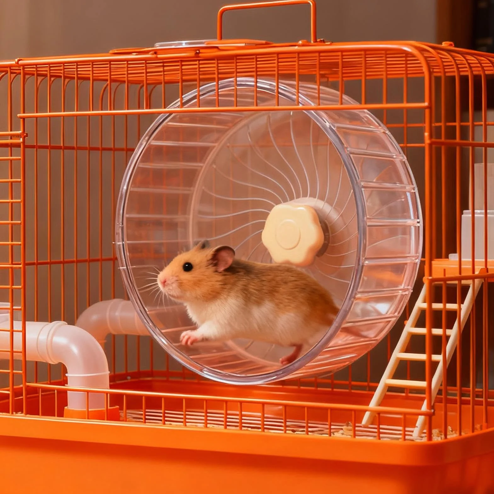 Ruota Per Criceti | Girevole Tranquillo A Doppio Cuscinetto,Ruota Da Corsa Per Gerbilli E Animali Piccoli | Per Topi Criceti Siriani Nano Per Gabbia
