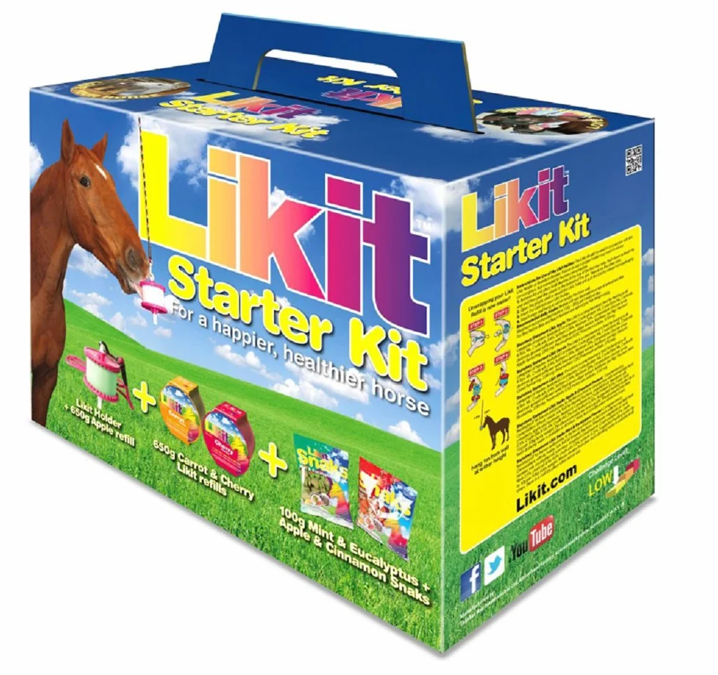 Likit starter kit leccalecca per cavalli Glitter Pink