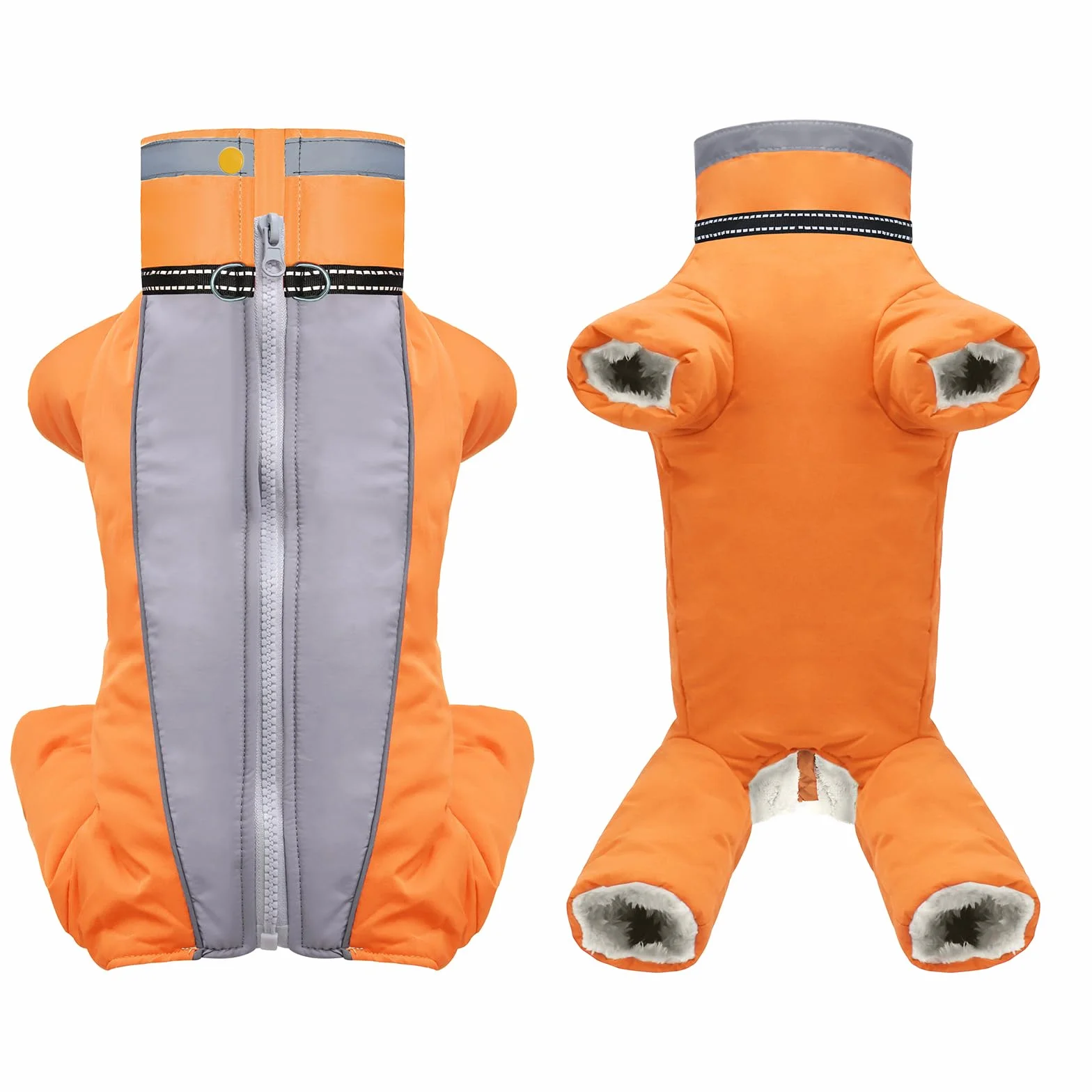 Giacca calda per cani, cappotto invernale per cani di piccola e media taglia, giacca a vento impermeabile Refflective Pet Snowsuit Puppy Clothes per femmine S