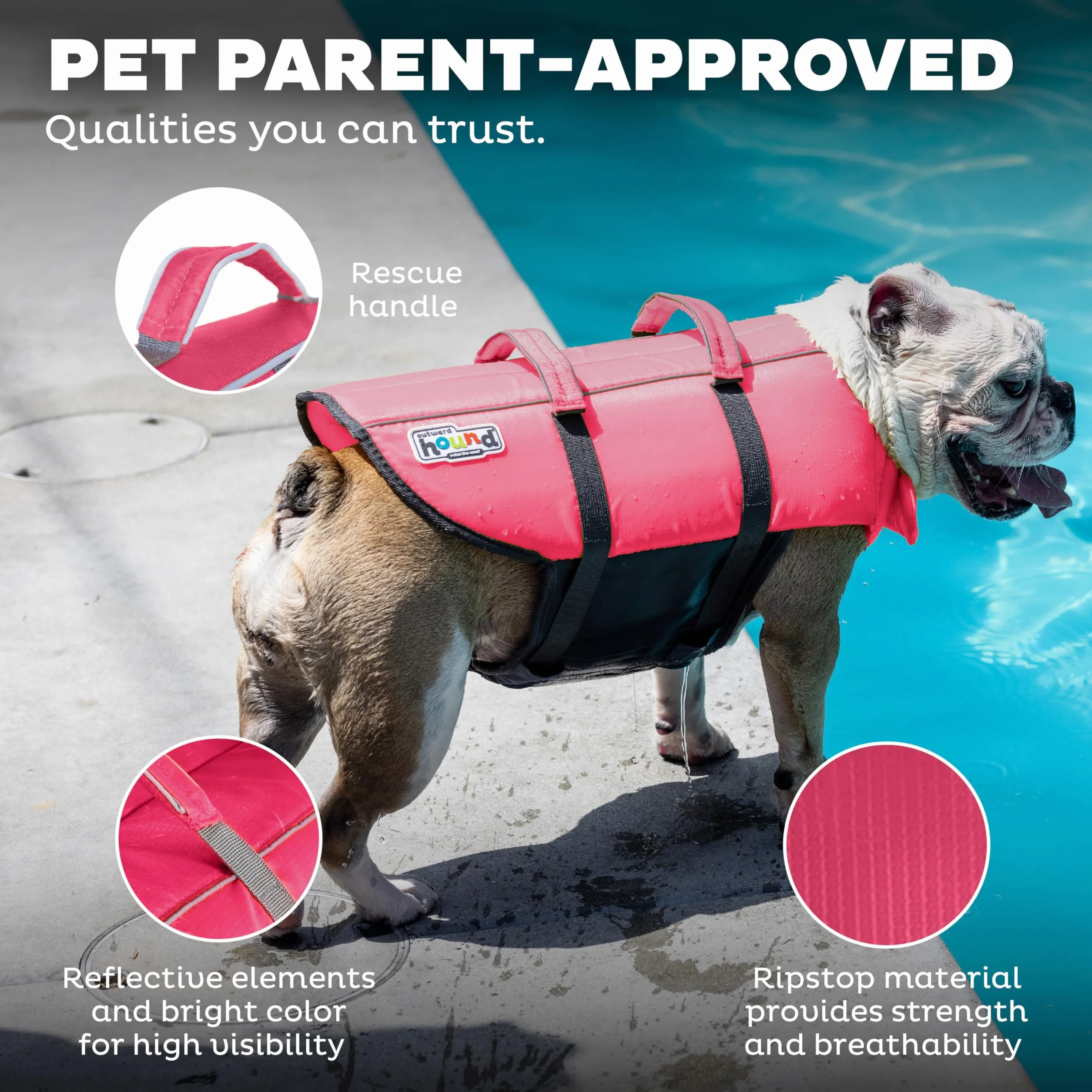 Outward Hound Granby Splash Giubbotto salvagente per cani taglia S