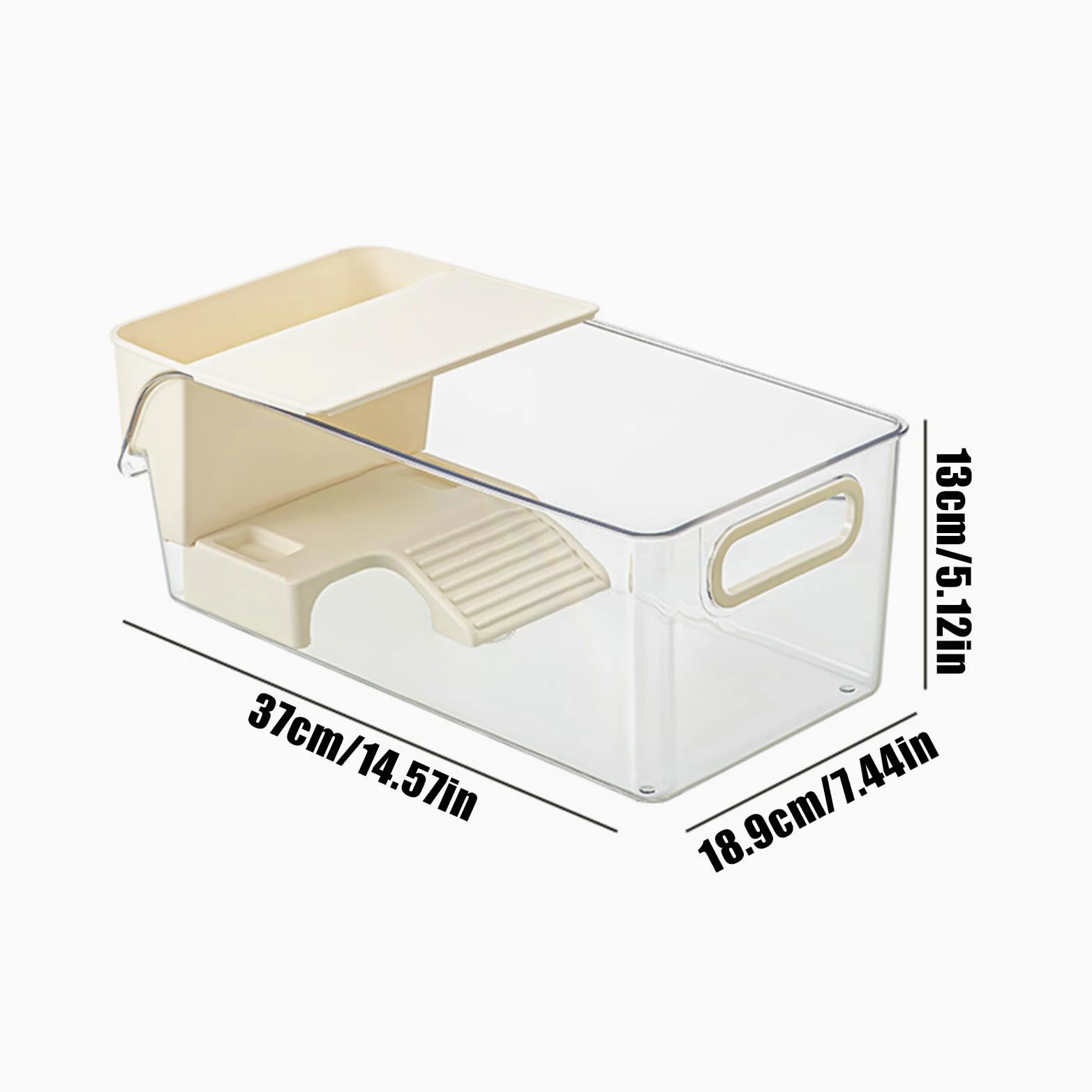 Vasca Per Tartarughe Trasparente, Zona Basking, Area Habitat, Box | Acquario Rettili Adatto A Granchi, Pesci, Anfibi, Rettili, Gamberi, Gechi, Piccoli Animali Da Compagnia