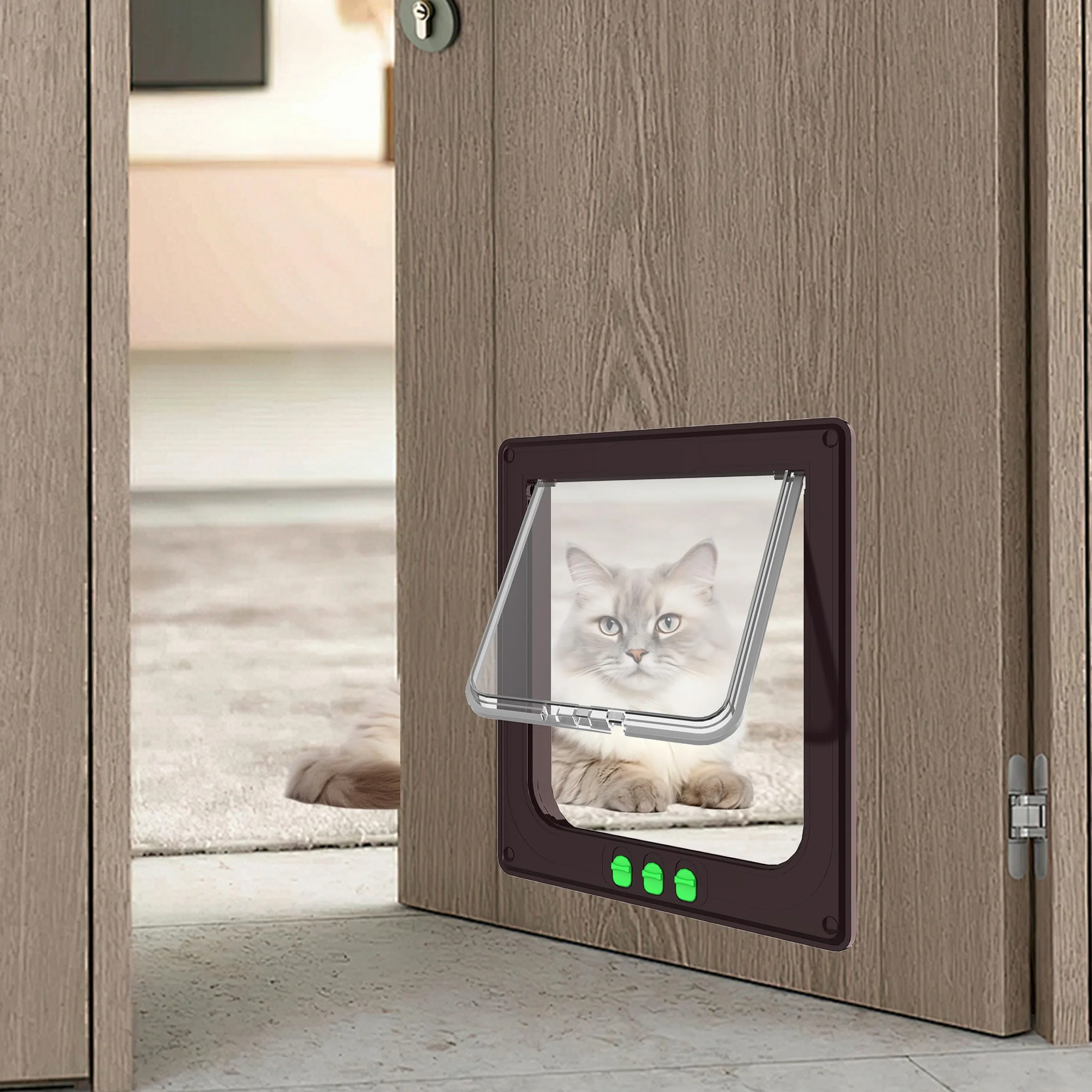Porta per Gatti, Lembo per Gatti, Impermeabile, Facile da Installare, Lembo per Cani per Porta Interna Esterna, Finestra, Parete