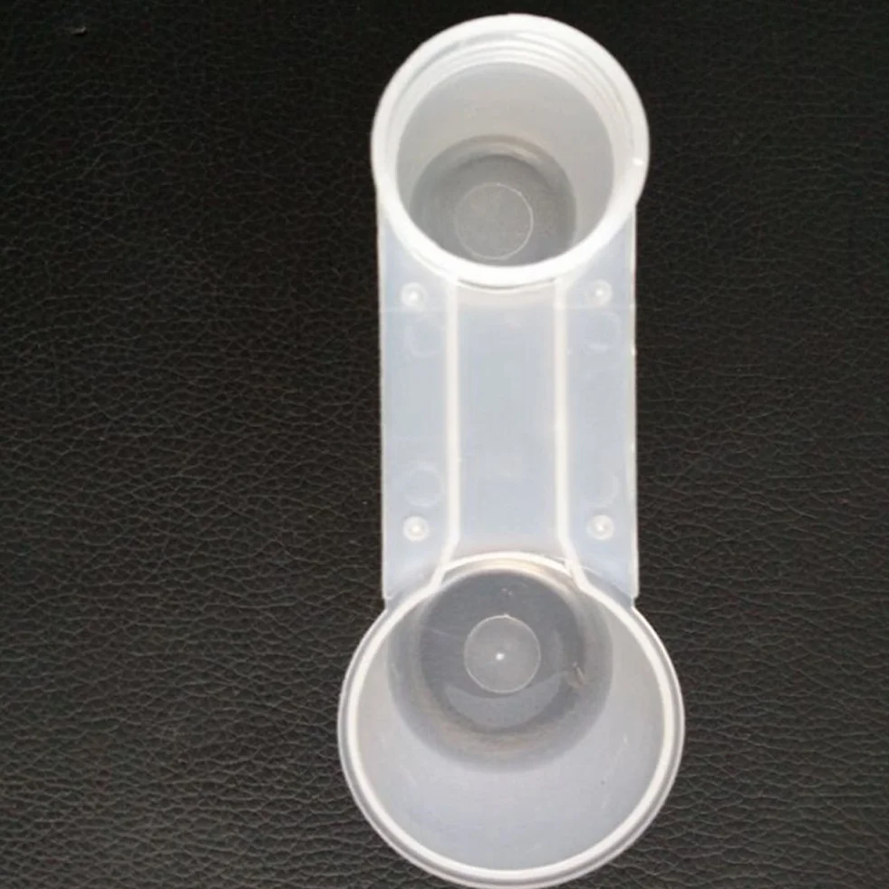 Gemini _ Mall - Distributore di acqua e abbeveratoio in plastica con ciotola per uccelli