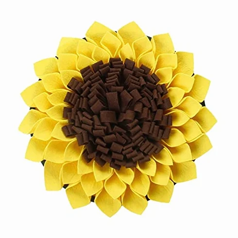 Tappeto Olfattivo Cane Pet Dog Snuffle Mat Naso Odore Formazione Sniffing Pad Alimentazione lenta Ciotola Distributore di cibo Tappeto Alleviare lo stress Lavabile Pieghevole Tappetino Olfattivo Cane