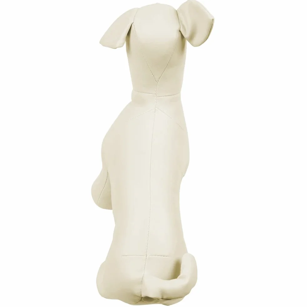 Leather Cane Manichini Posizione in Piedi Modelli di Cane Giocattoli Negozio di Animali Negozio Manichino Bianca S