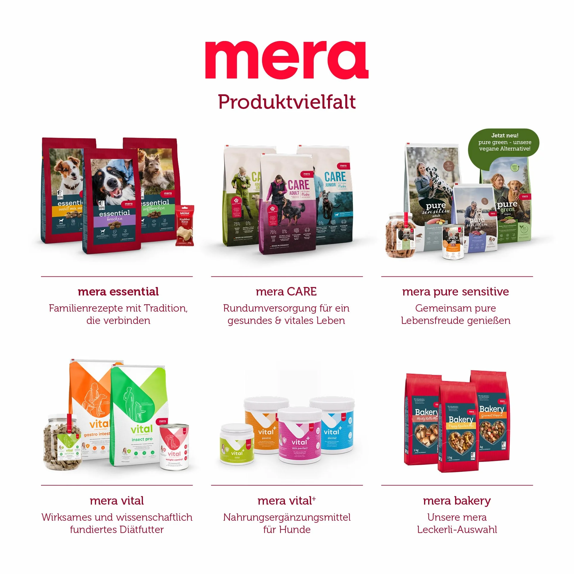 MERA Bakery Puppy Mix di ossa (1 kg), snack per cani per allenamento o come spuntino, dolcetti per cani realizzati con ingredienti naturali, biscotti per cani al forno delicatamente