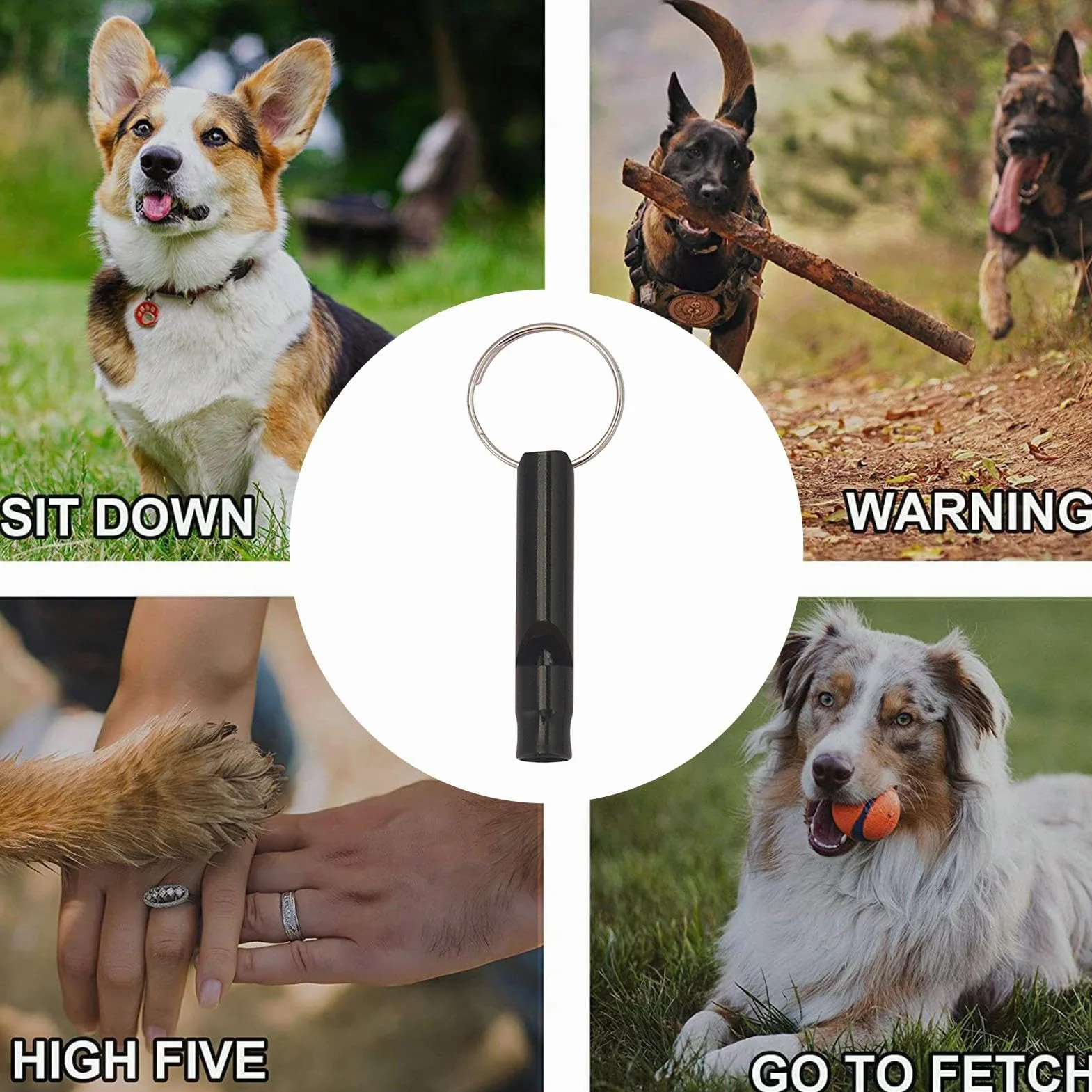 Fischietto per Cani per Smettere di abbaiare, Fischietto per addestramento Cani da richiamare - Fischio di richiamo per Cani con Strumento ad ultrasuoni antiabbaio Regolabile,Aiuta Il