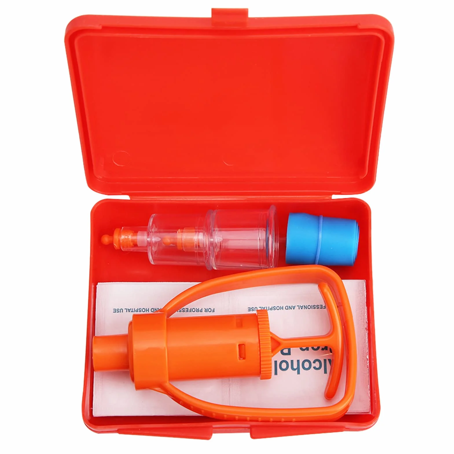 Kit, Pratico complemento allo Extractor Pomp, Kit di estrattori di Veleno da Campeggio per morsi di Serpente, api, vespe e zanzare