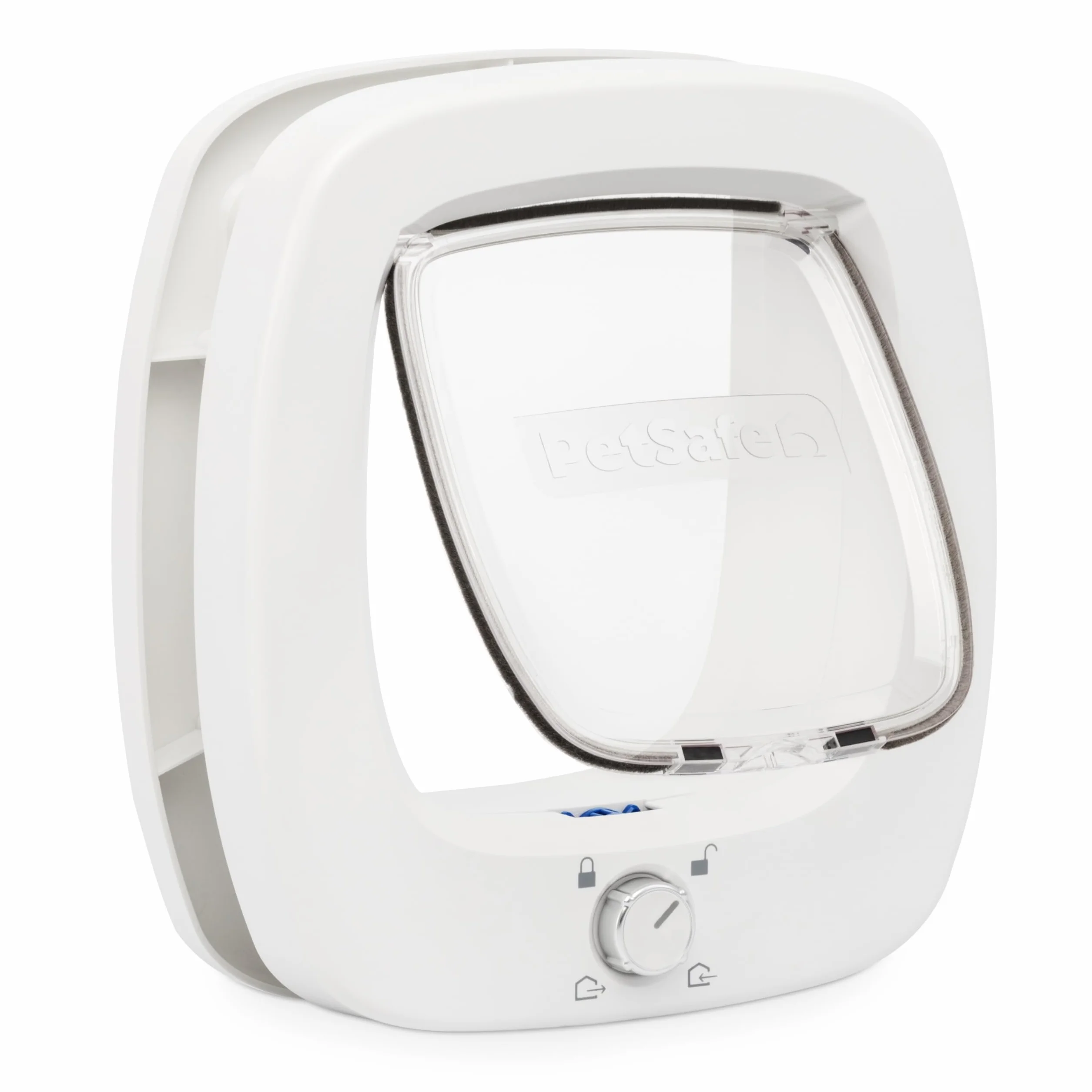 PetSafe - Gattaiola Big Cat - Porta per Animali Interna ed Esterna - Blocco a 4 Vie e Aletta a Chiusura Morbida - Per Gatti e Cani Piccoli