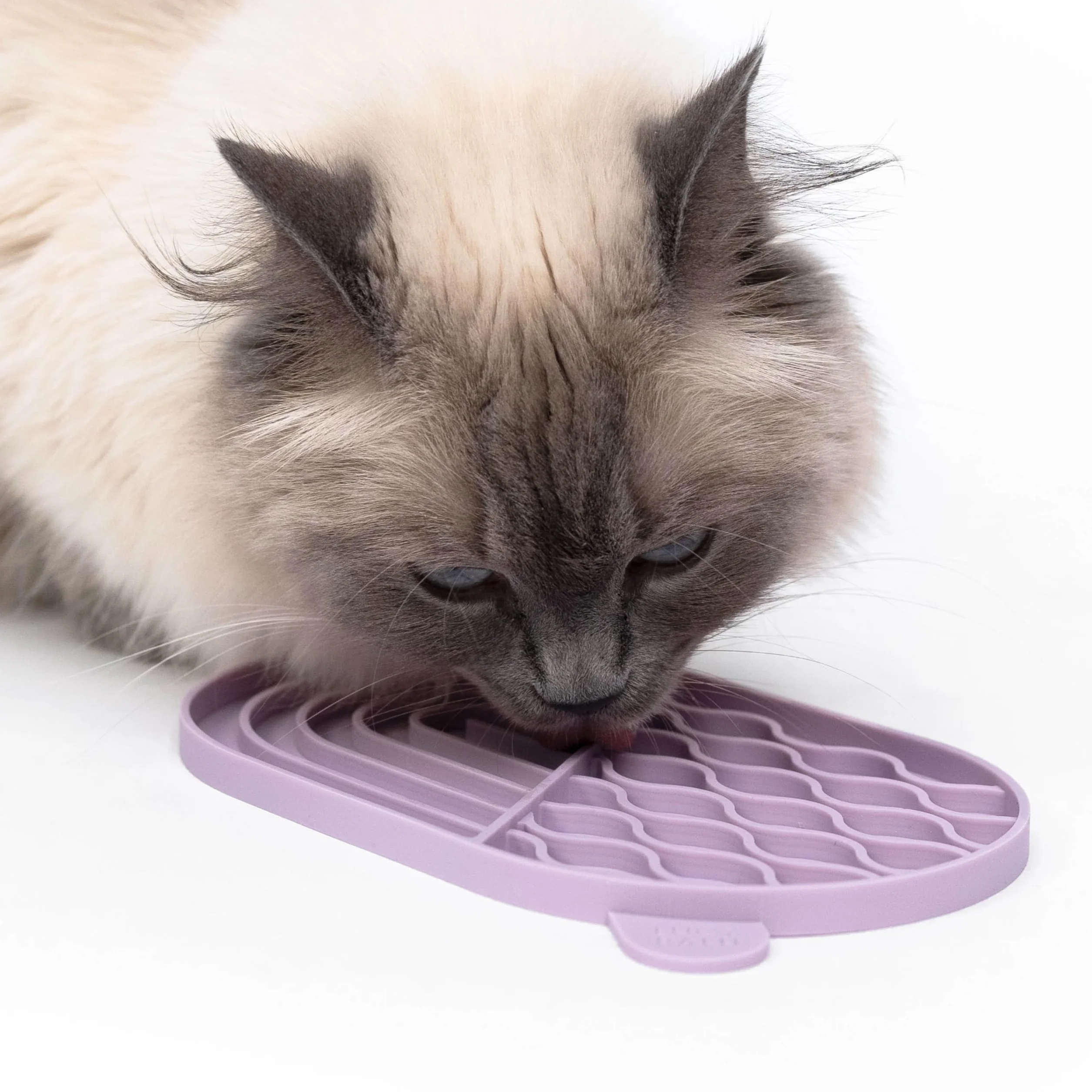 LucyBalu® Zenpad Tappetino leccalecca per gatti in silicone I Rosa