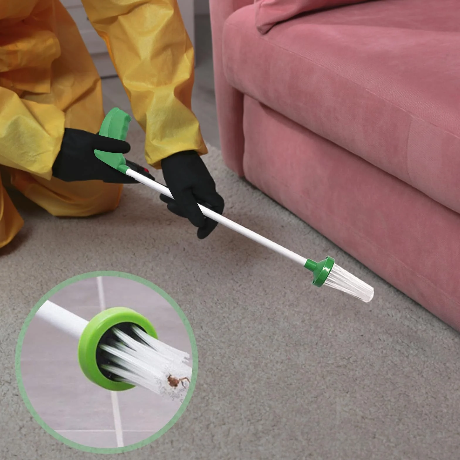 Genérico Catching Tool – Humane Grabber For Spiders| Spider Catcher Easy To Catch Fly Catcher Indoor Catching Soft Fibres Trapper Safely Humanely Grabs Home Wasps Spiders Bees and Other Place Use
