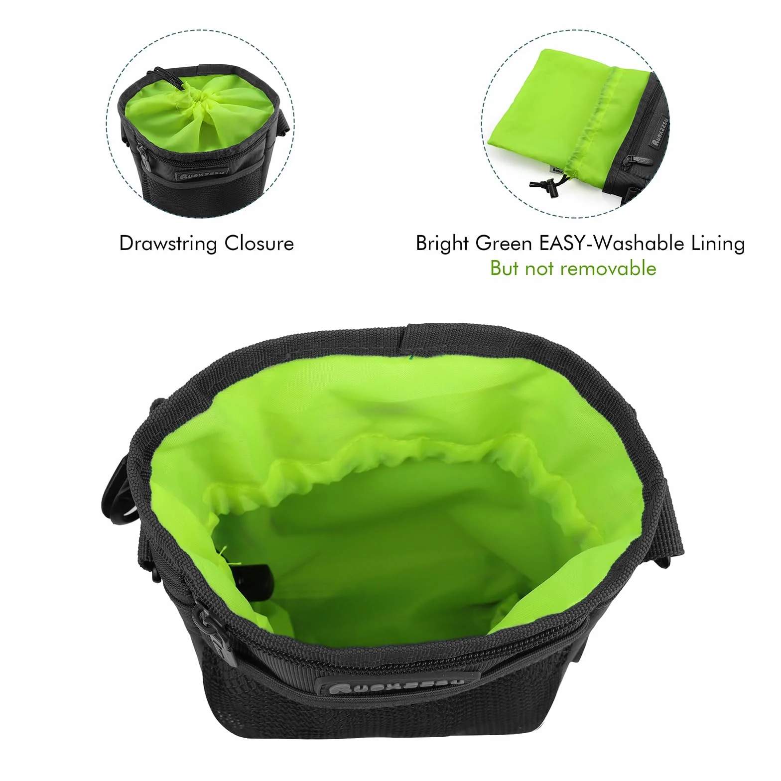 Borsa Addestramento Cani, Sacchetto di Allenamento per Cani Borsa per Il Cibo per Cani Animali Multifunzionale Snack Borsa
