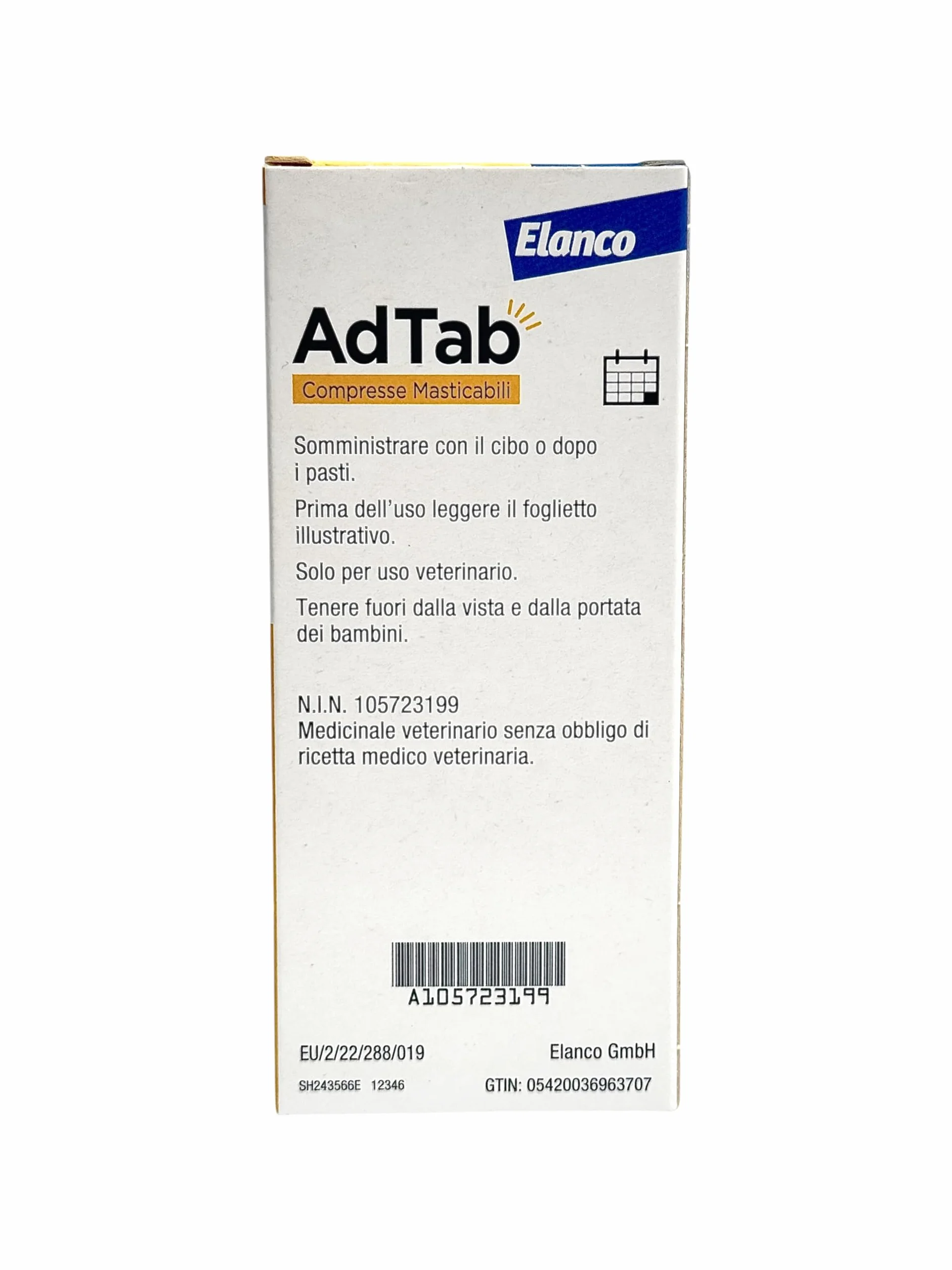 AdTab Compresse Masticabili per Cani >22-45 kg - 6 Compresse