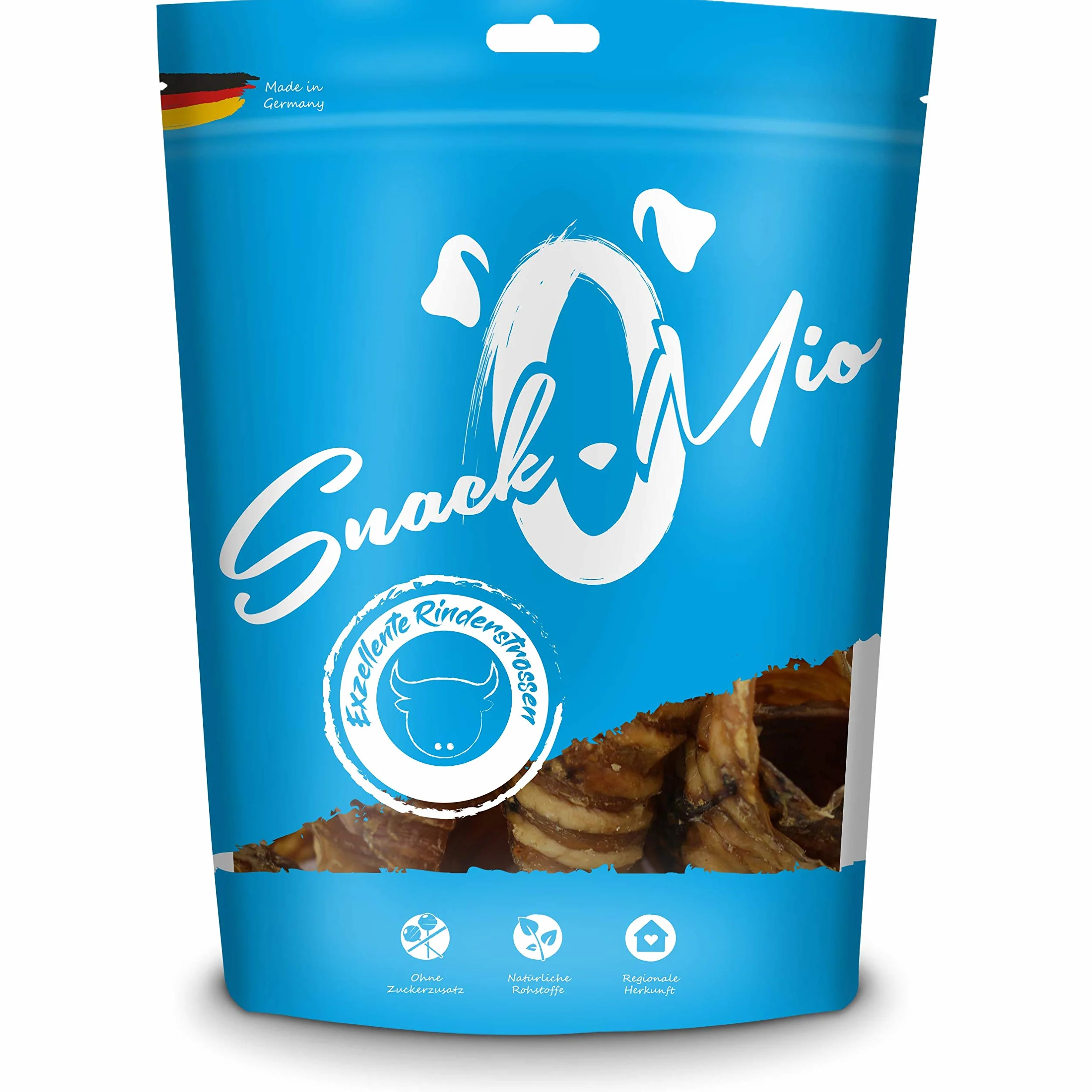 Snackomio Venandi Animal Eccellenti Trachee Di Bovino - Mastica Premium Per Cani - 700 g