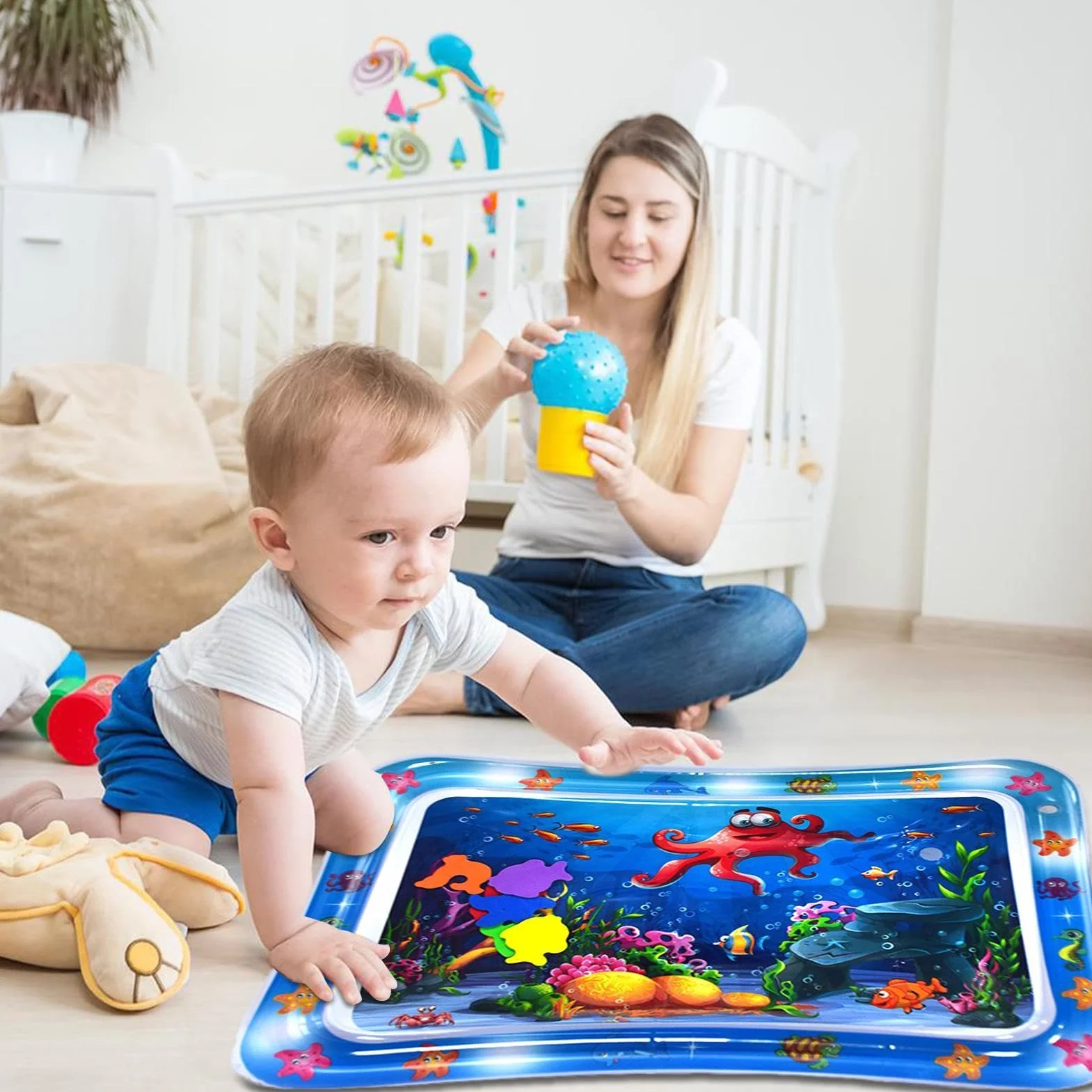 Tappetino Da Gioco Con Sensore 'acqua Per Gatti, Tappetino Sensoriale 'acqua Addensata, Tappetino Da Gioco Sensoriale 'acqua Per Animali Domestici Rinfrescante, Tappetino Da Gioco