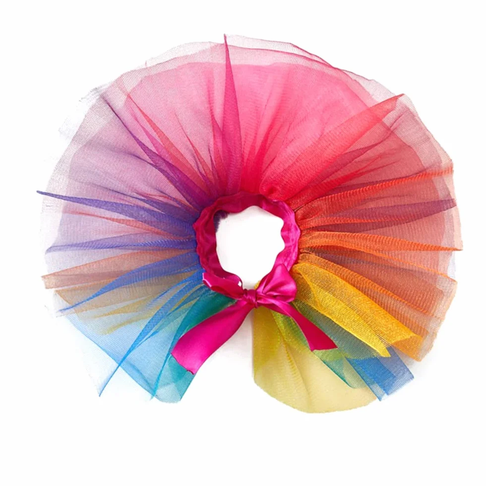 Pet Colorful Tutu Gonna Carino Compleanno Abiti Costume Pet Forniture Per Grandi Cani