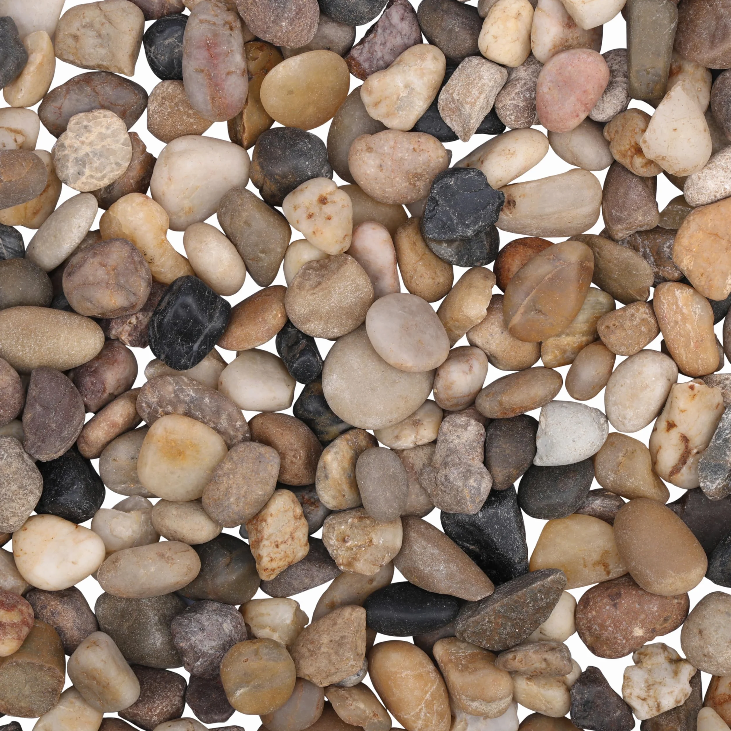 BELLE VOUS Sassolini Decorativi per Vasi (Sacchetto da 3,6 kg) - Ghiaia per Giardino Assortita da 1,4-2,6 cm - Sassi Acquario, Vasi di Piante, Paesaggistica, Casa e Giardino