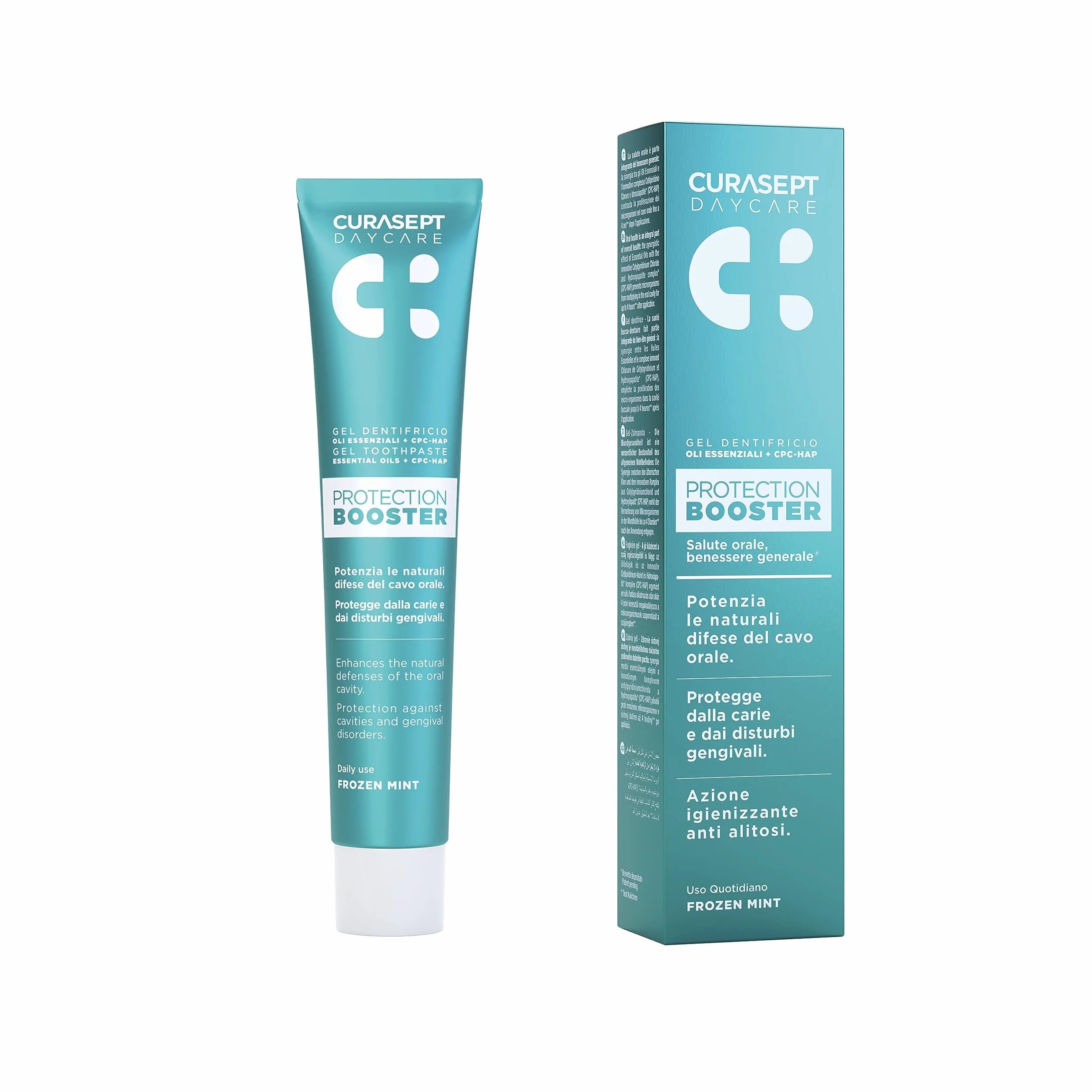 Curasept Daycare Protection Booster Frozen Mint Gel Dentifricio 75ml