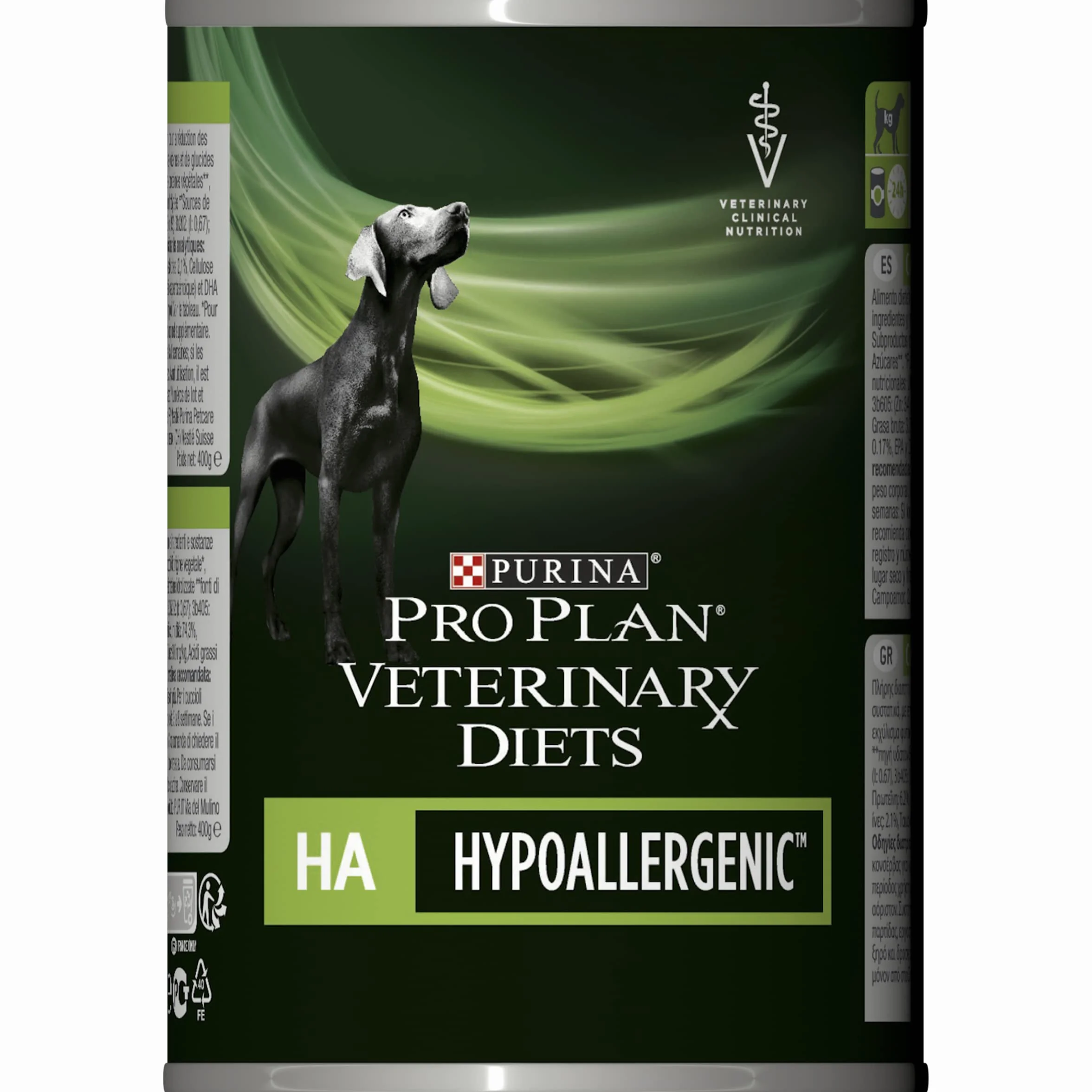 Purina Veterinary Hypoallergenic Mousse | 12 x 400 g | Alimento dietetico completo per cani adulti | Con proteine idrolizzate | Per sostenere la barriera cutanea