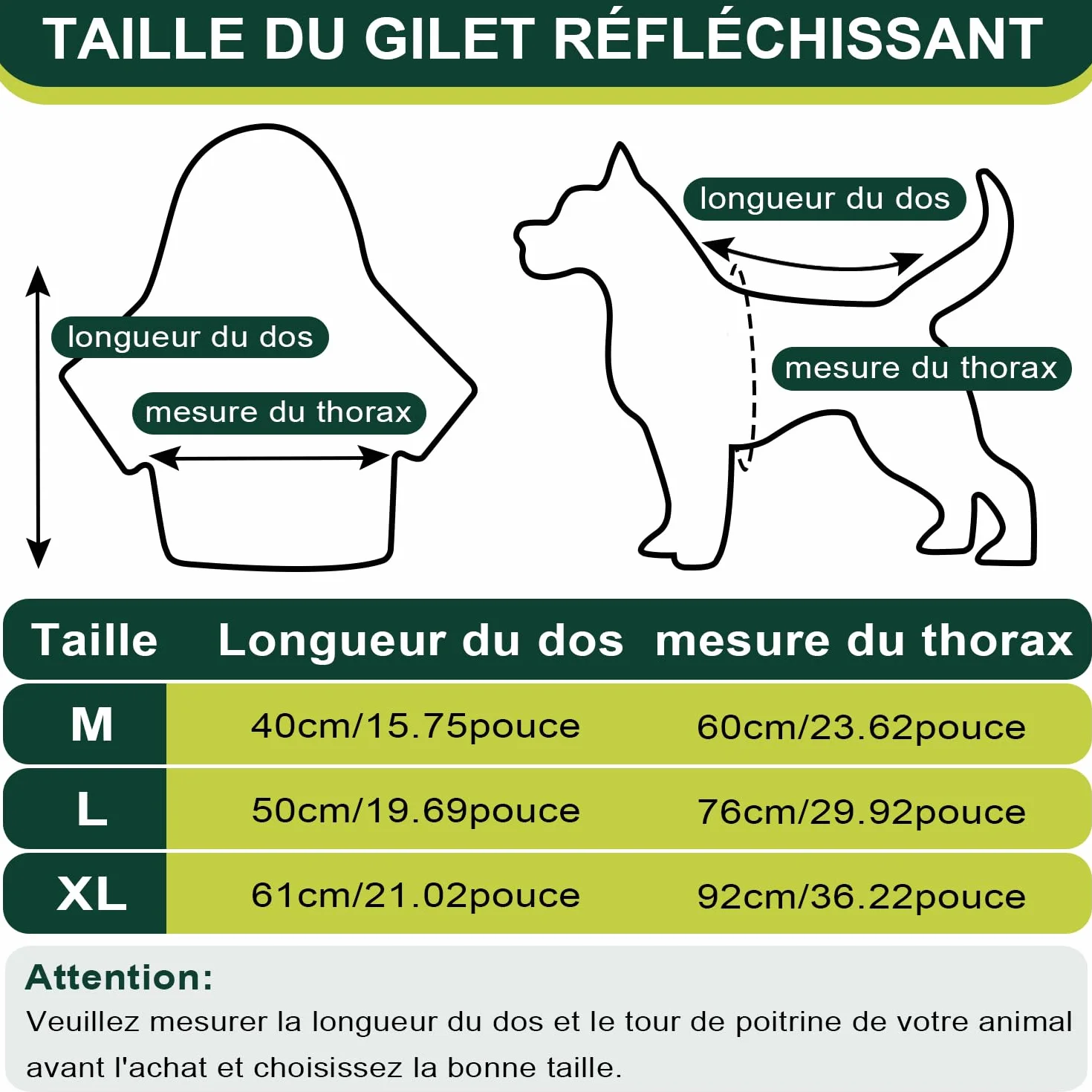 Voarge Gilet di Sicurezza Riflettente per Cani, Alta Visibilità, Giacca Riflettente Giubbotto di Sicurezza Giubbotto di Animale Domestico per Notte All'aperto L