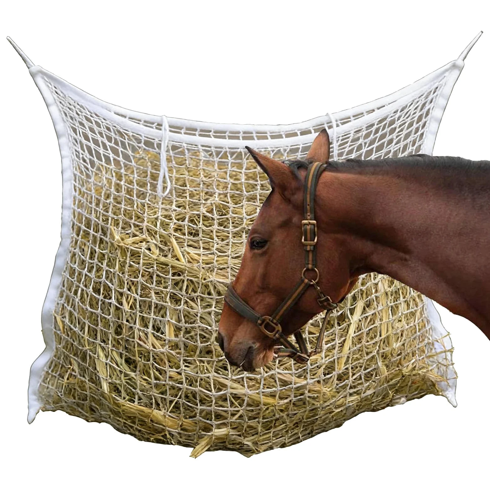 Sacca Portafieno per Resistenti, con una elevata capacità di carico e a | Mangiatoia per fieno per capre resistente per box, recinti, rimorchi, stalle, pascoli, fienili, capre e cavallo