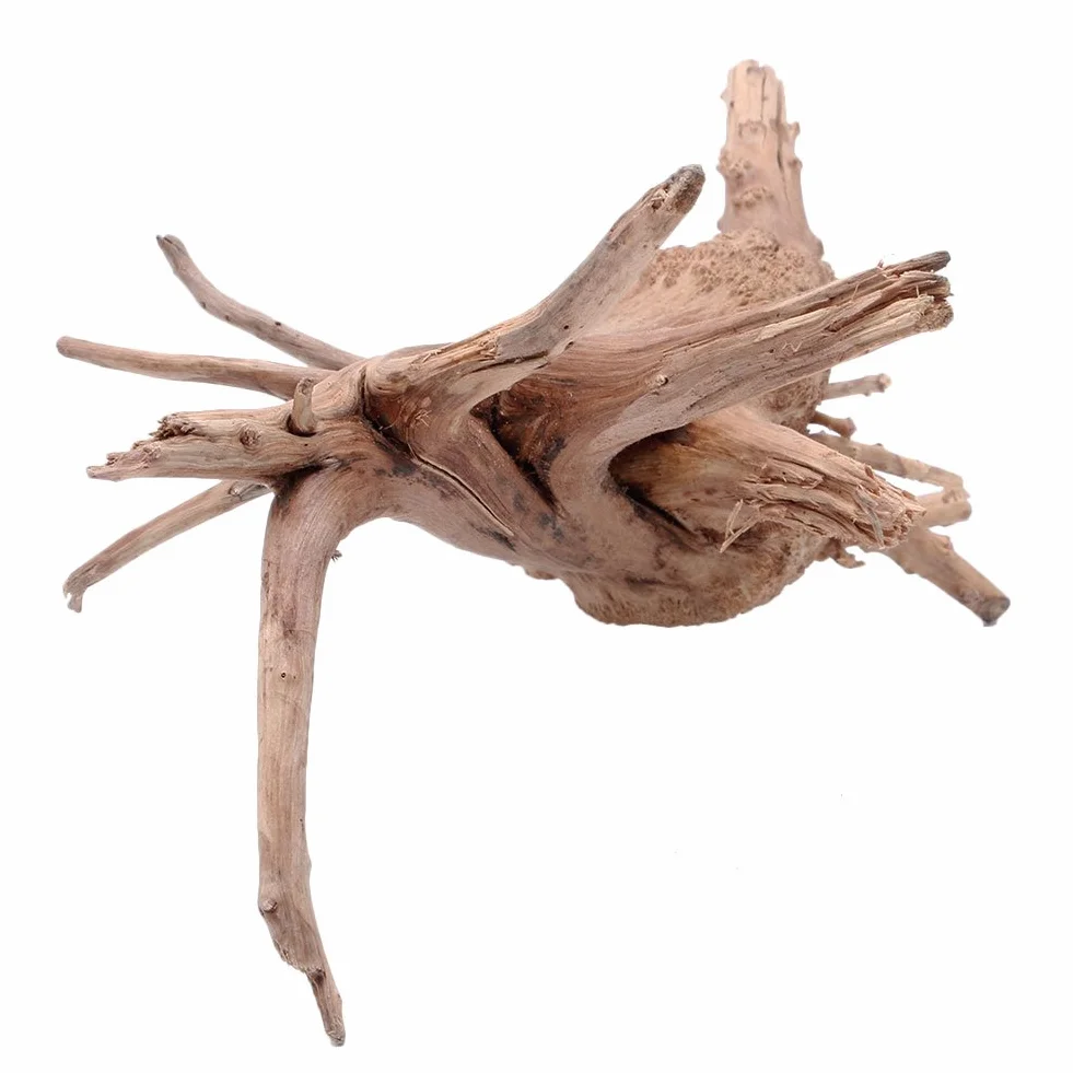 Driftwood per decorazione dell'acquario, tronco naturale in legno, albero di legno naturale, pesci d'acquario per la decorazione di piante da serbatoio ornamento