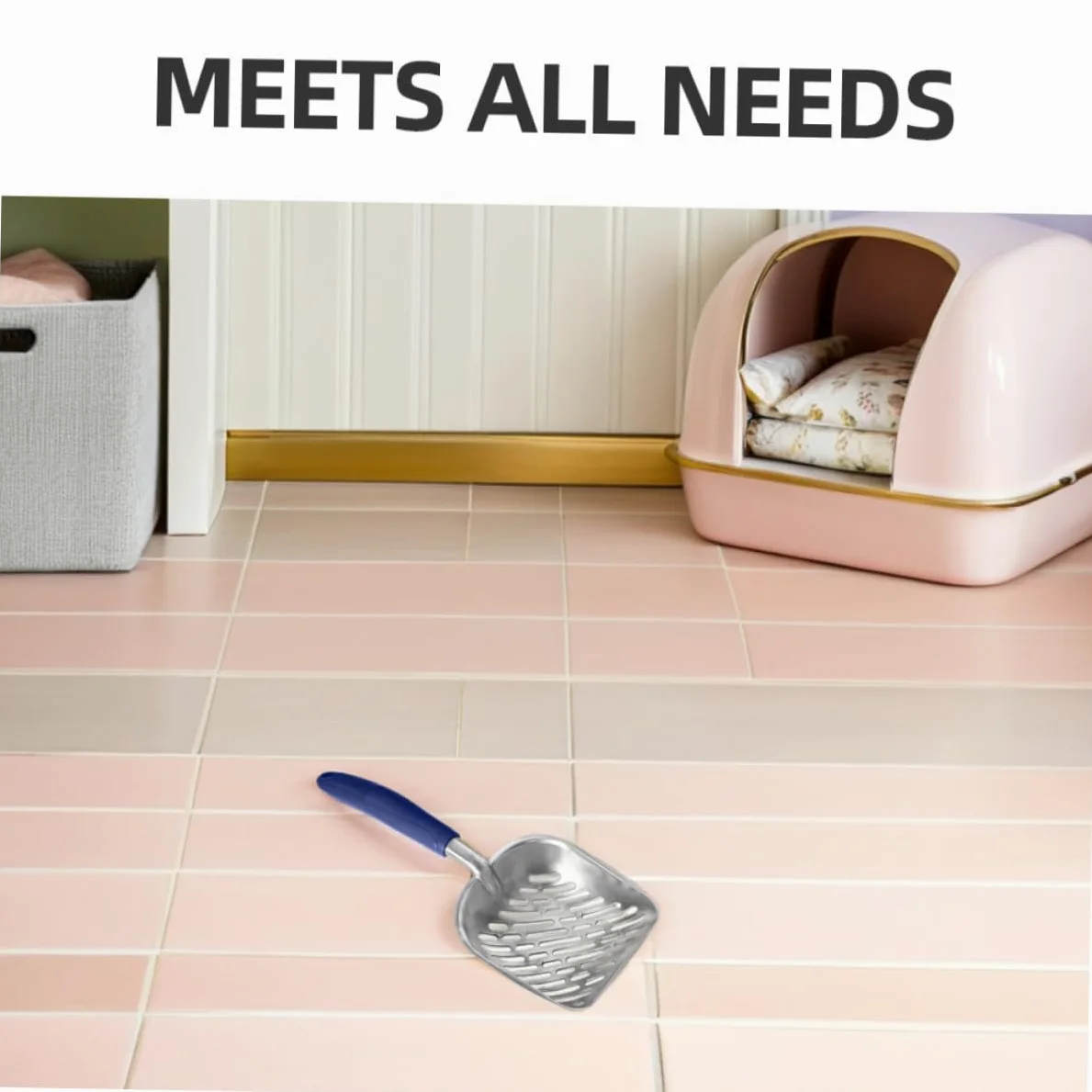 BESPORTBLE 2 Palette per Lettiera in con Fori Design Ergonomico per Confortevole Compatibili con i Lettiere per Facili da e Manutenere