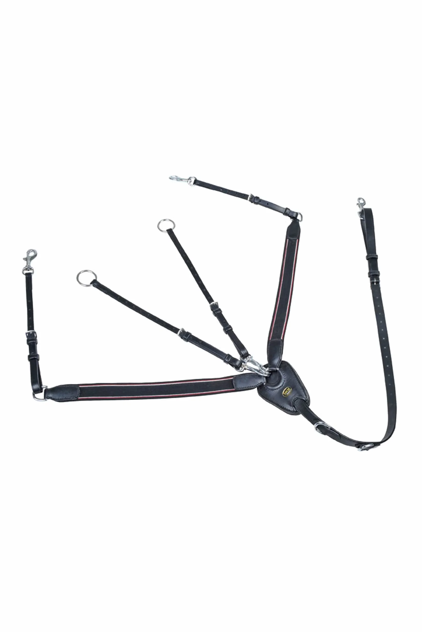 HKM 4000315378418 - Accessorio Anteriore con Martingal e Ampia Gomma 9100 Pony Nero
